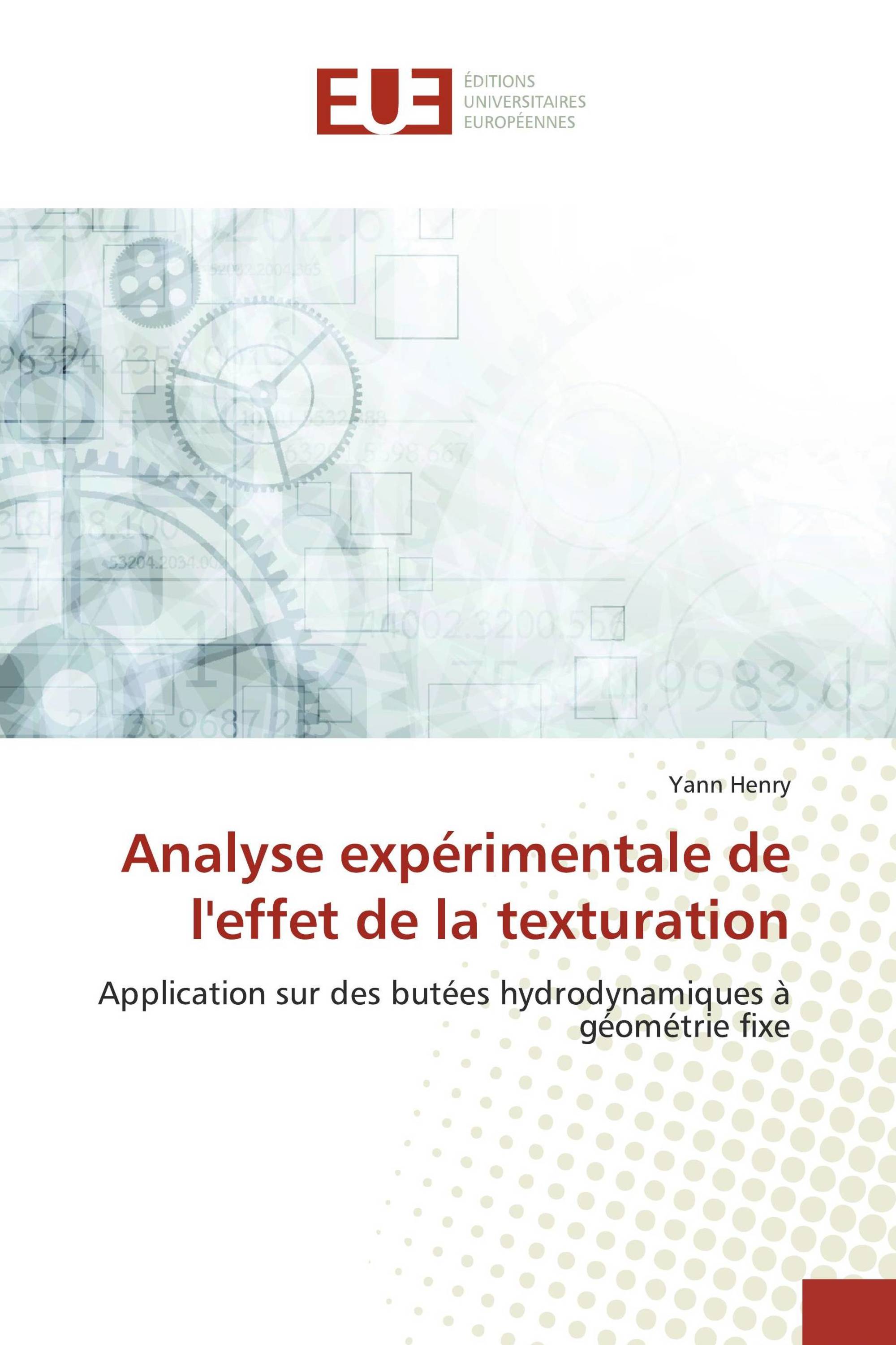 Analyse expérimentale de l'effet de la texturation