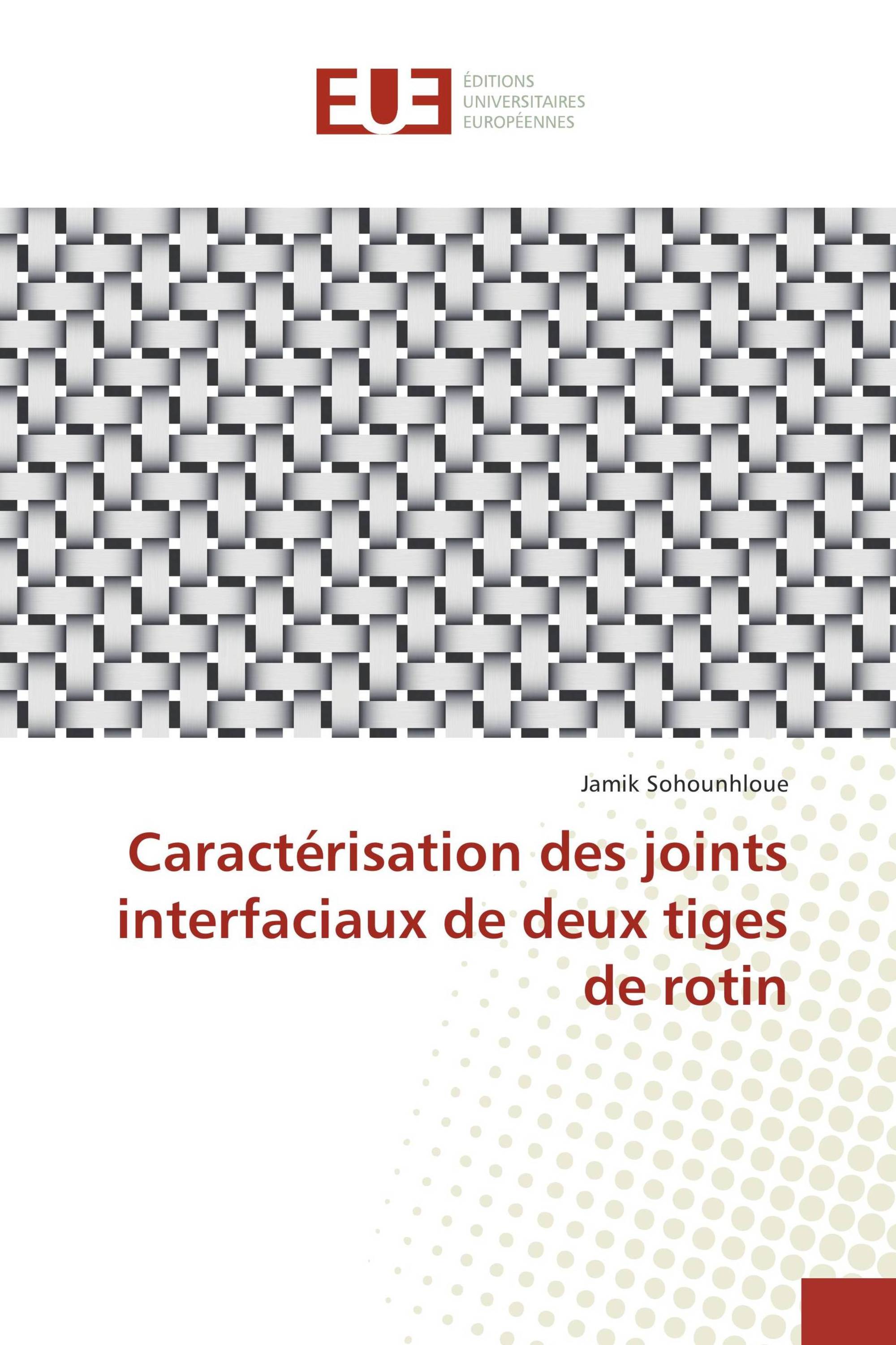 Caractérisation des joints interfaciaux de deux tiges de rotin