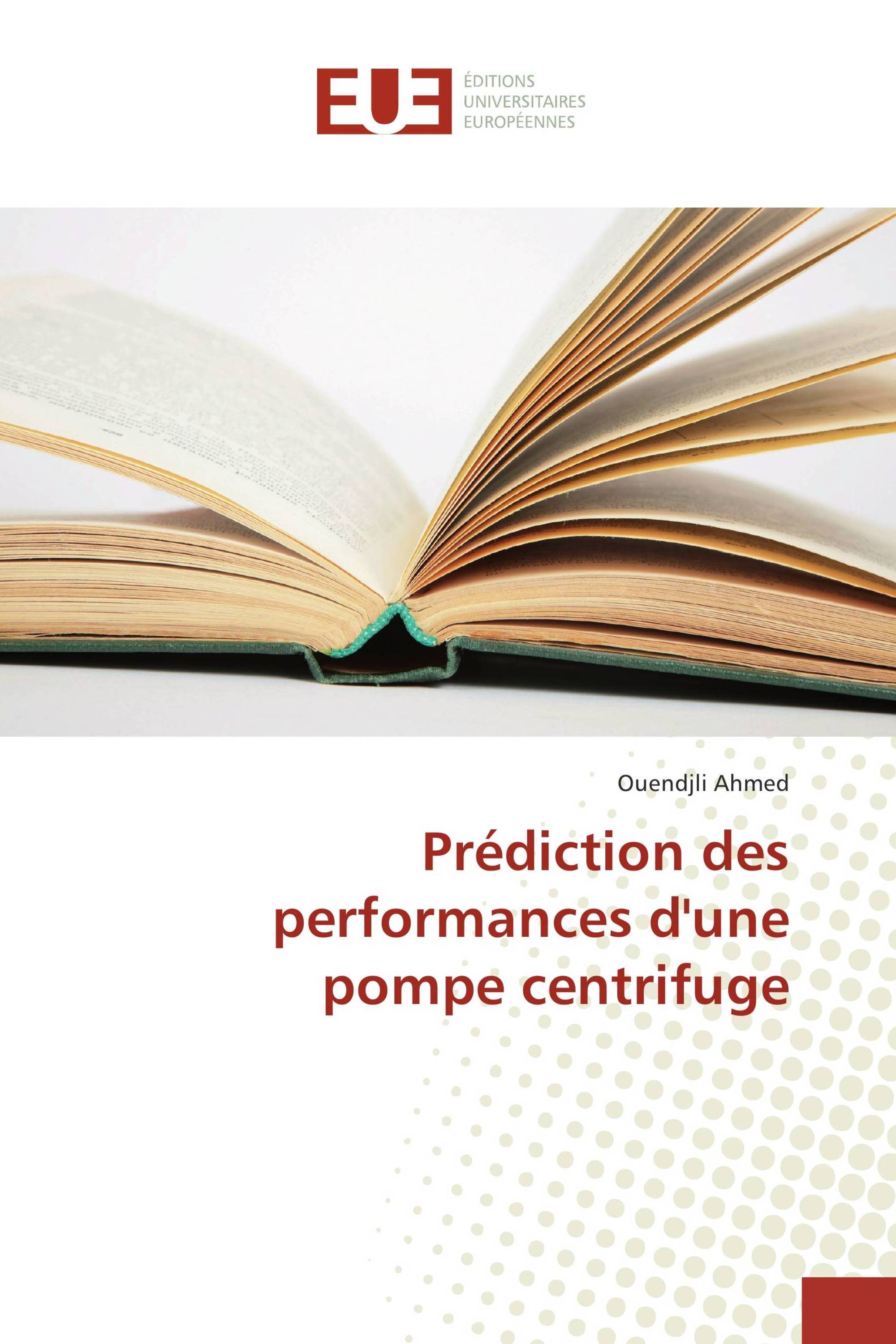 Prédiction des performances d'une pompe centrifuge