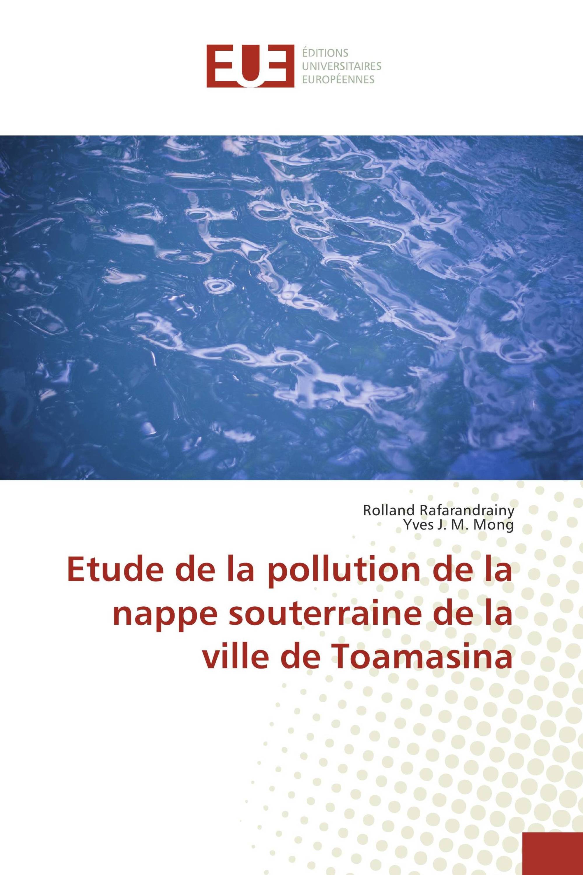 Etude de la pollution de la nappe souterraine de la ville de Toamasina