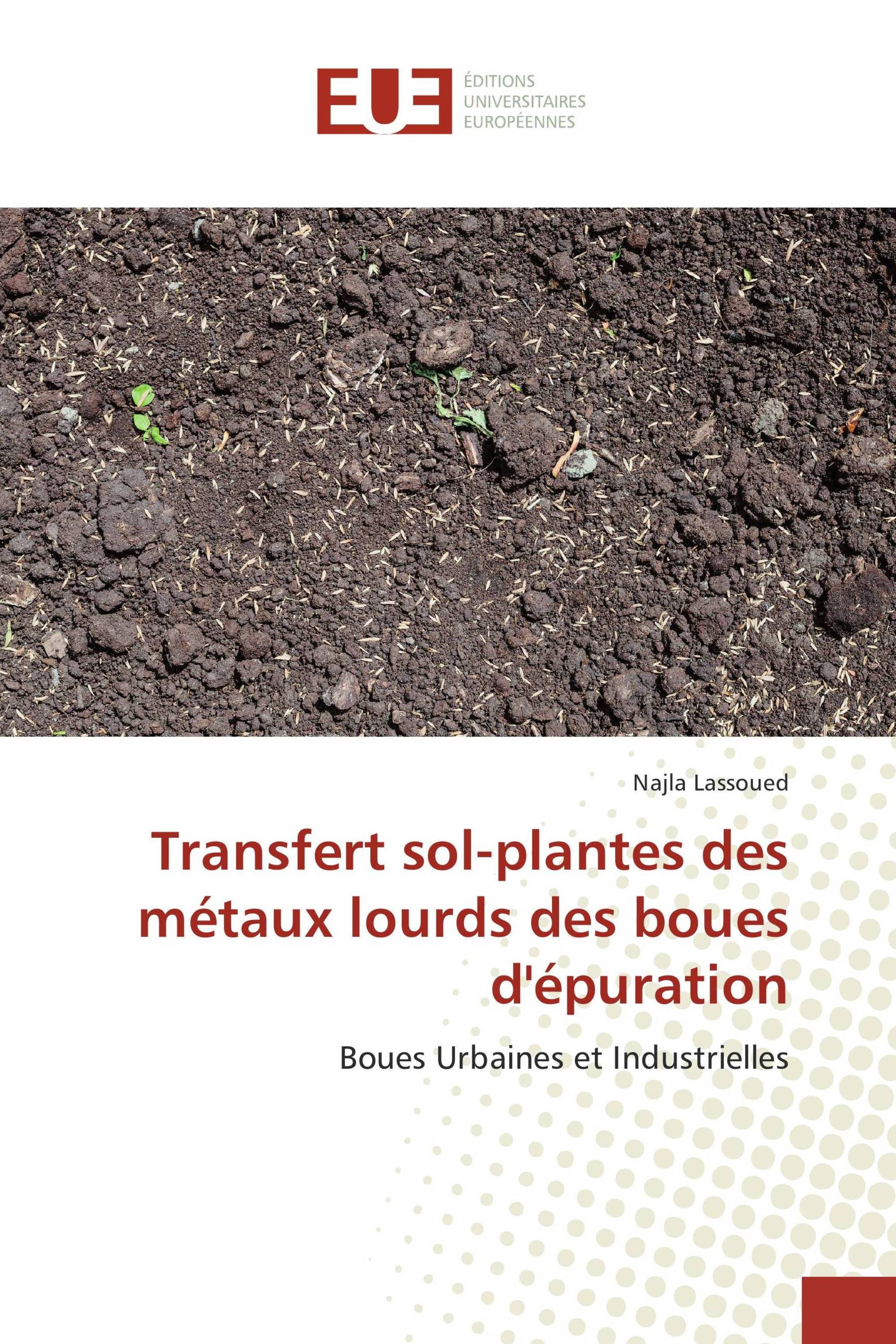 Transfert sol-plantes des métaux lourds des boues d'épuration