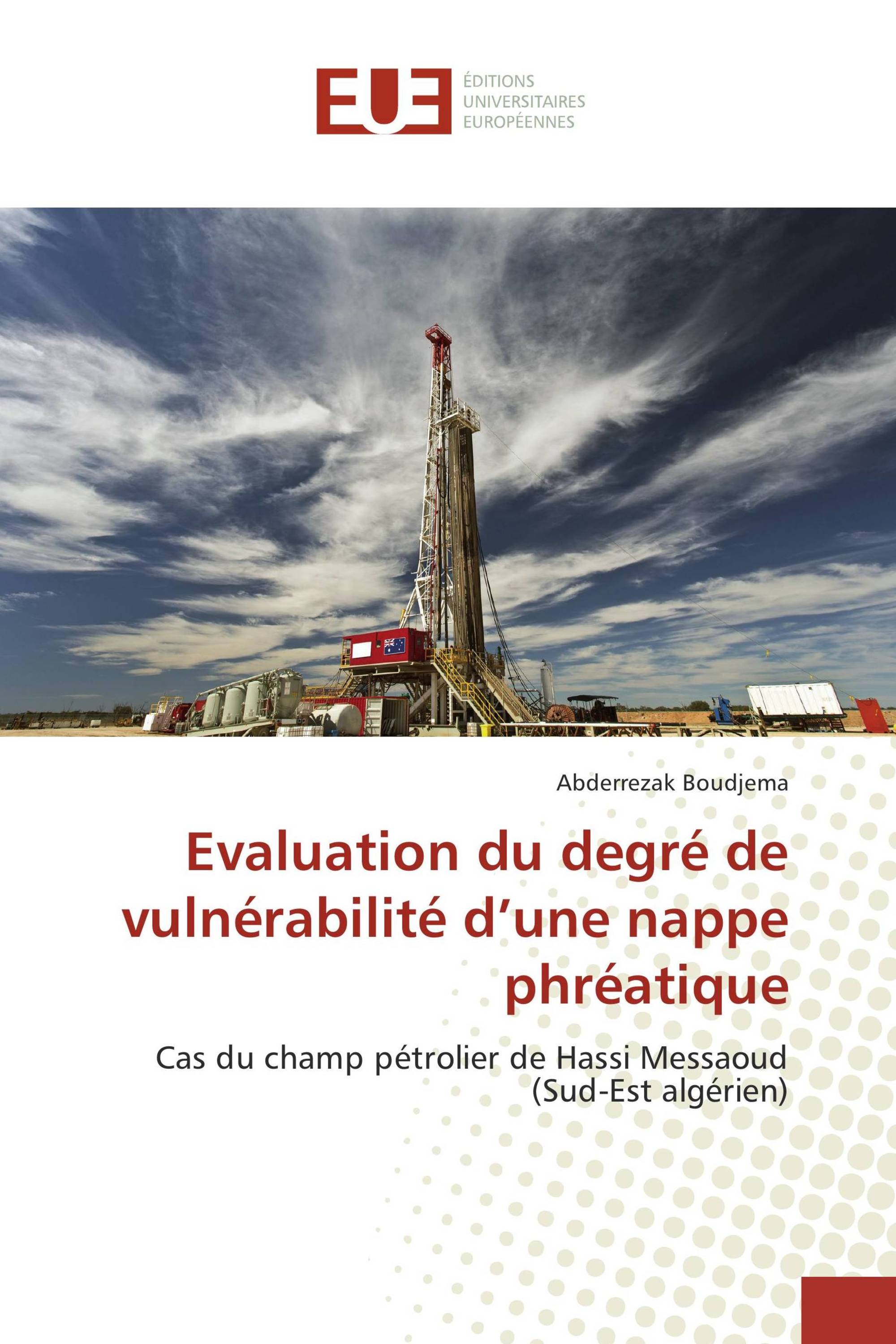 Evaluation du degré de vulnérabilité d’une nappe phréatique