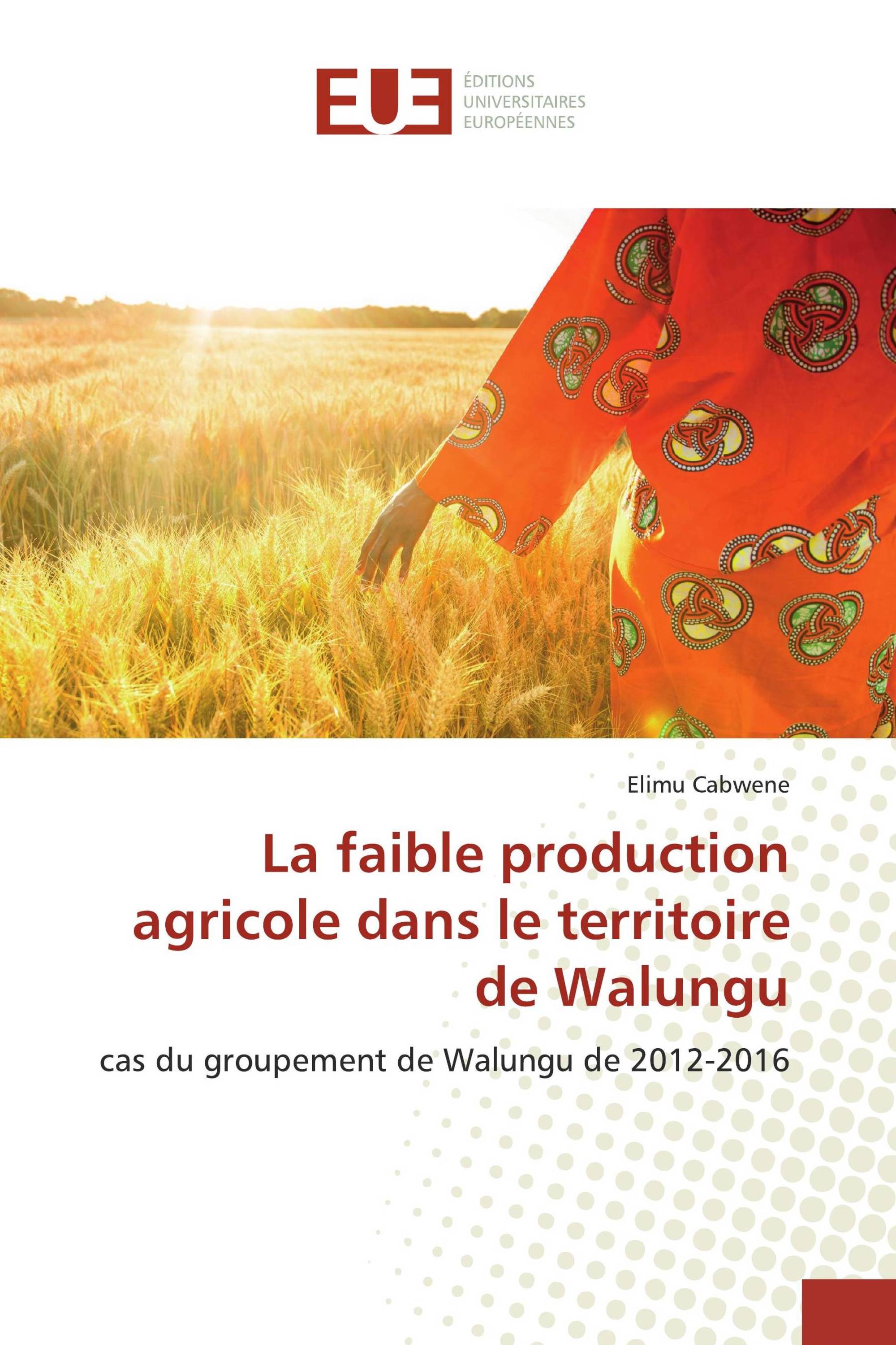 La faible production agricole dans le territoire de Walungu