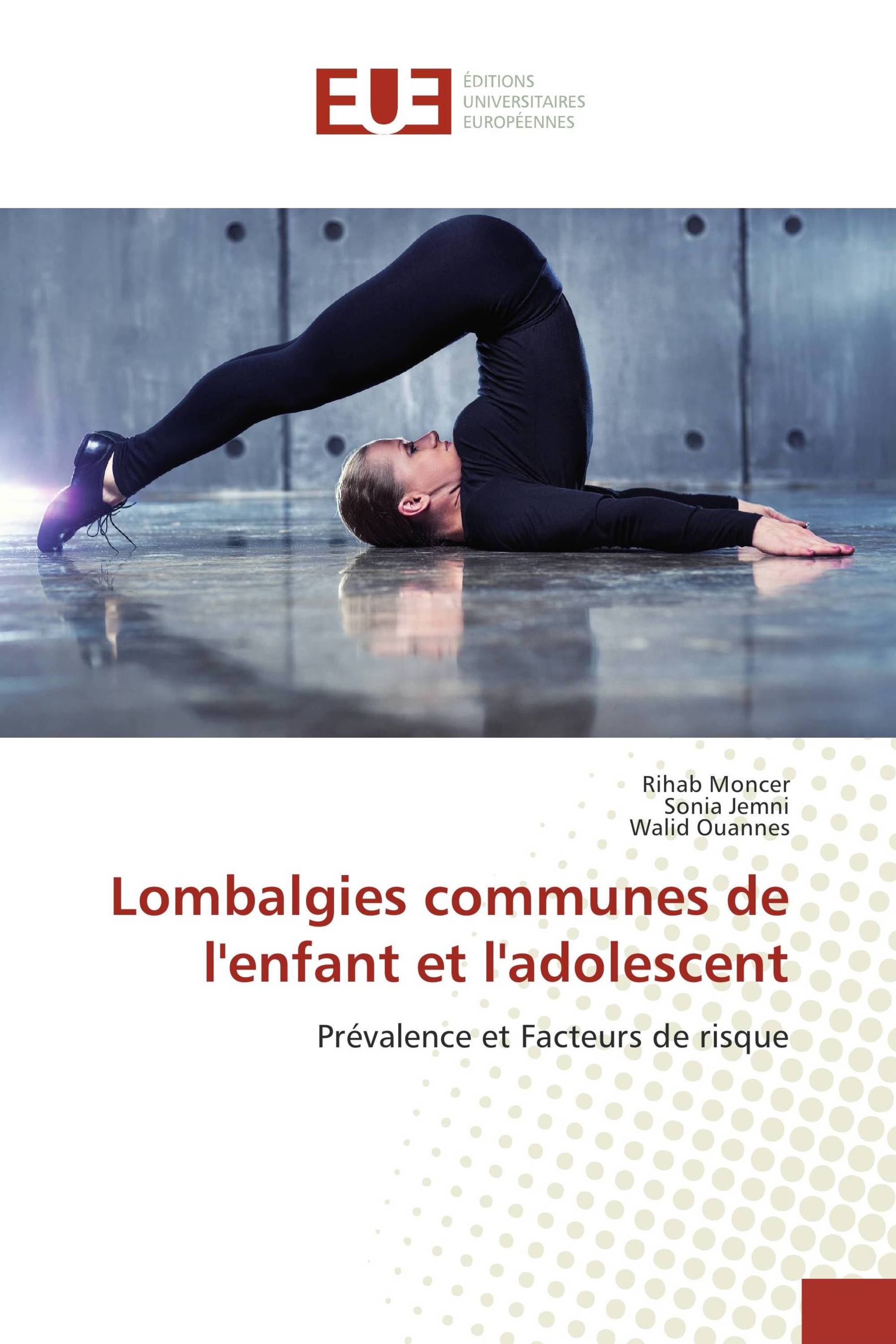 Lombalgies communes de l'enfant et l'adolescent