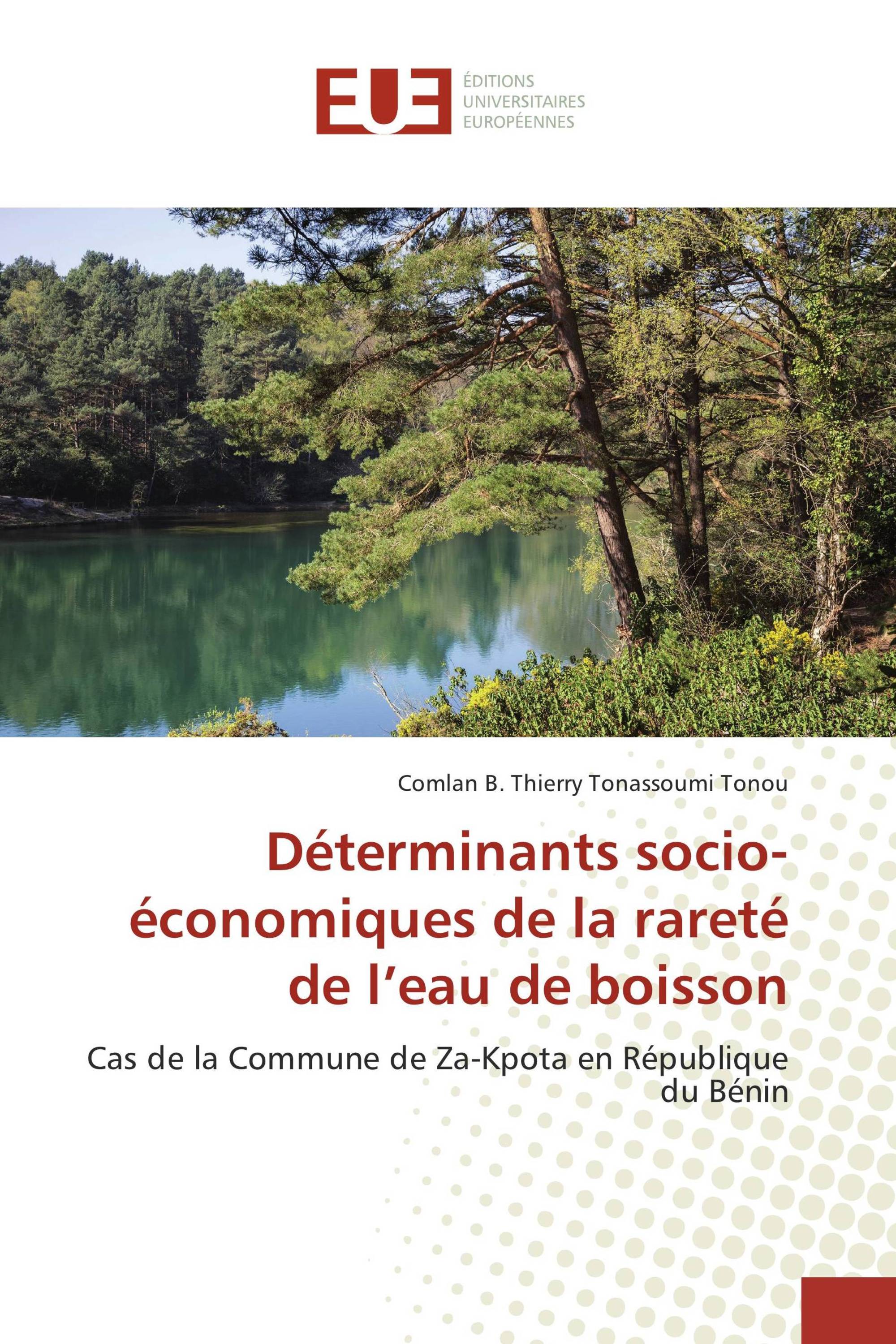 Déterminants socio-économiques de la rareté de l’eau de boisson