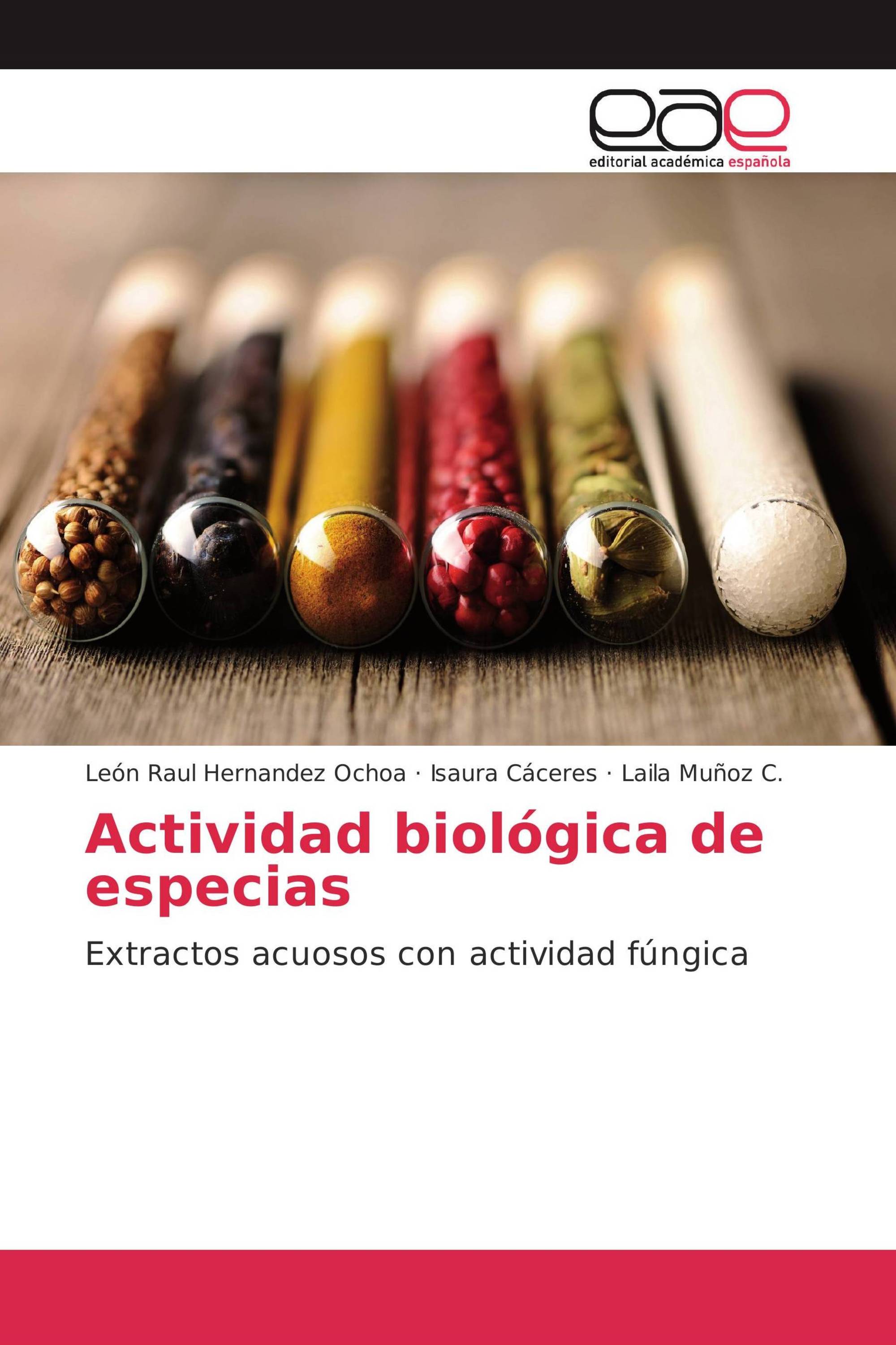 Actividad biológica de especias