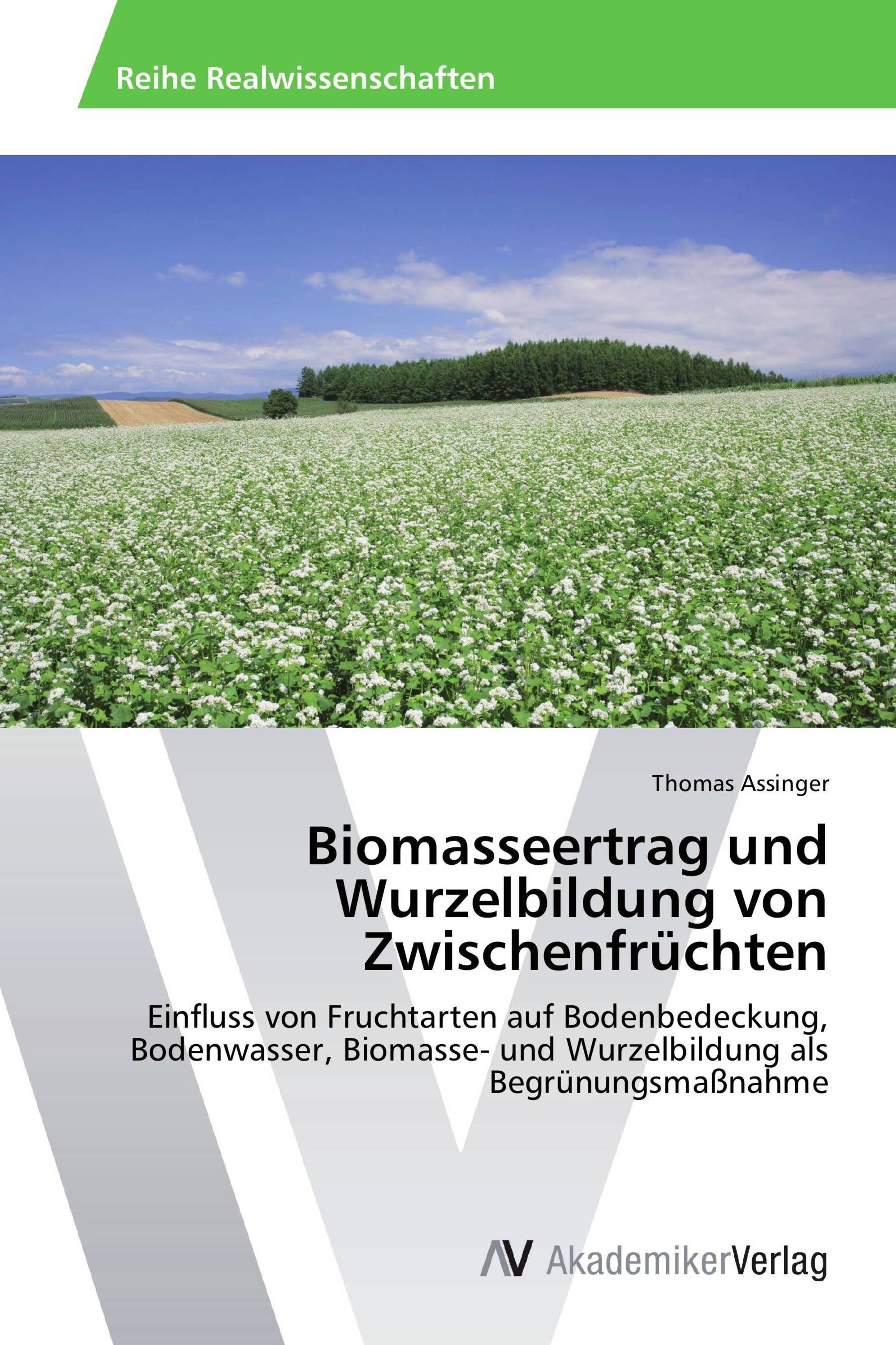 Biomasseertrag und Wurzelbildung von Zwischenfrüchten