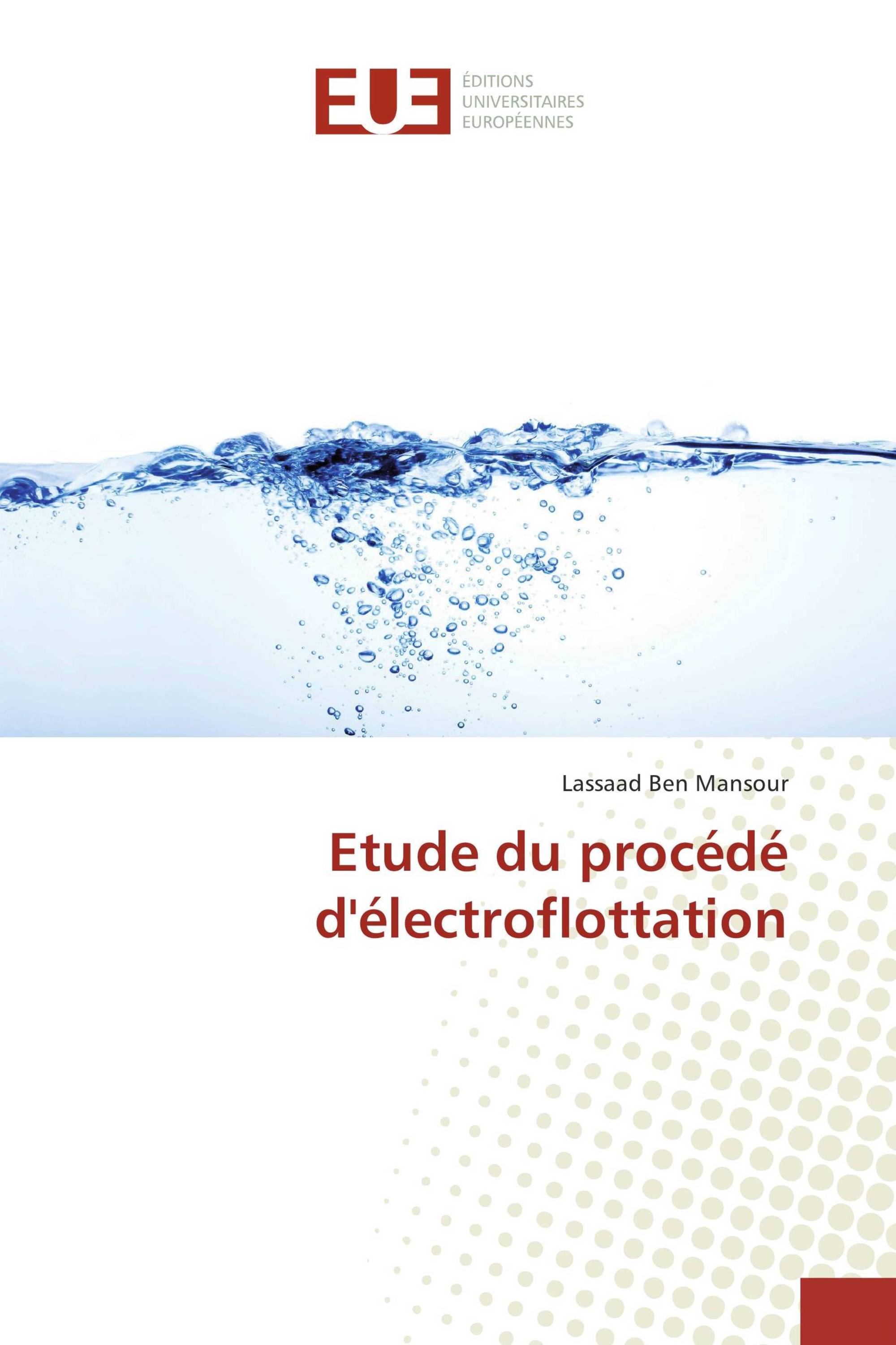 Etude du procédé d'électroflottation