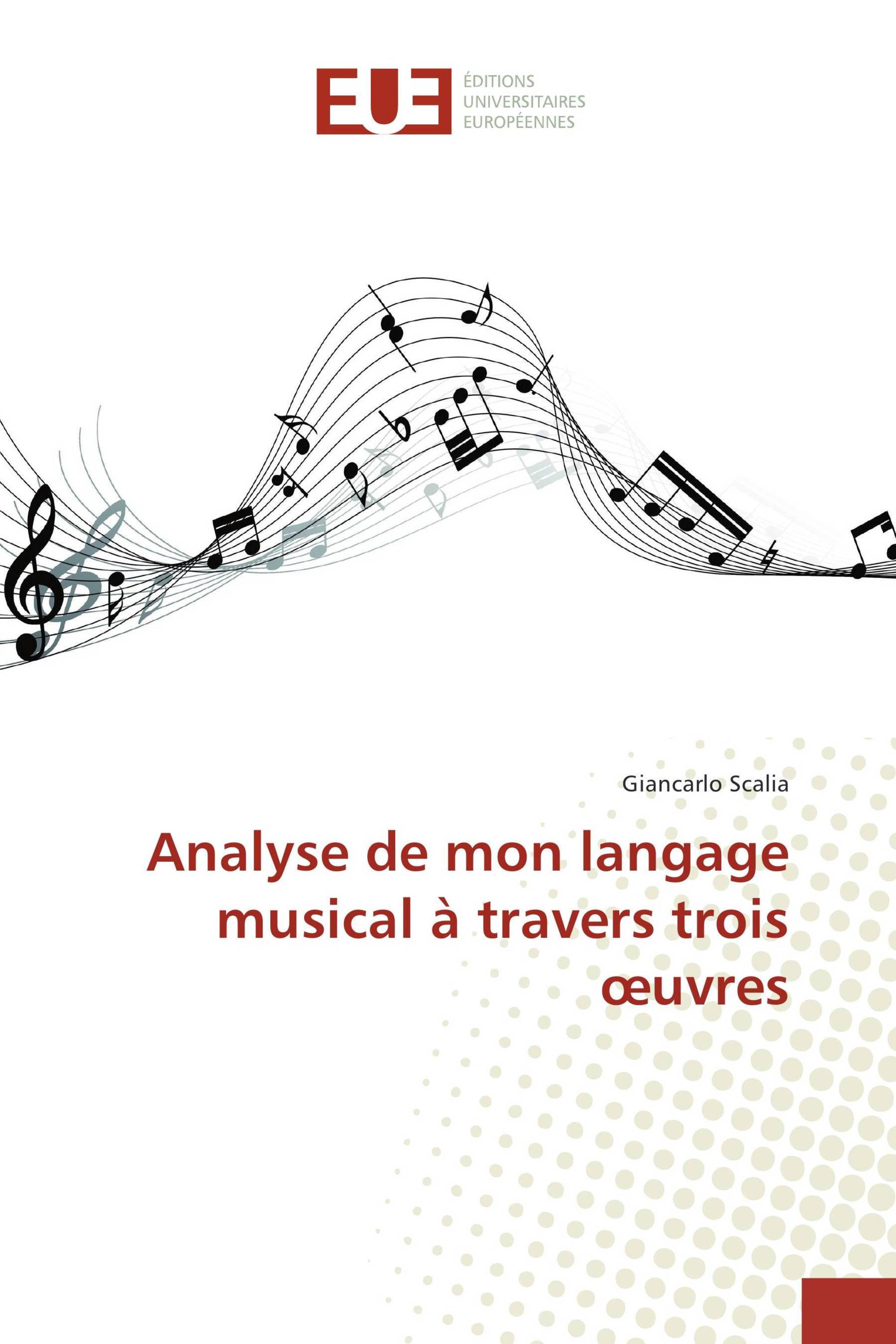 Analyse de mon langage musical à travers trois œuvres