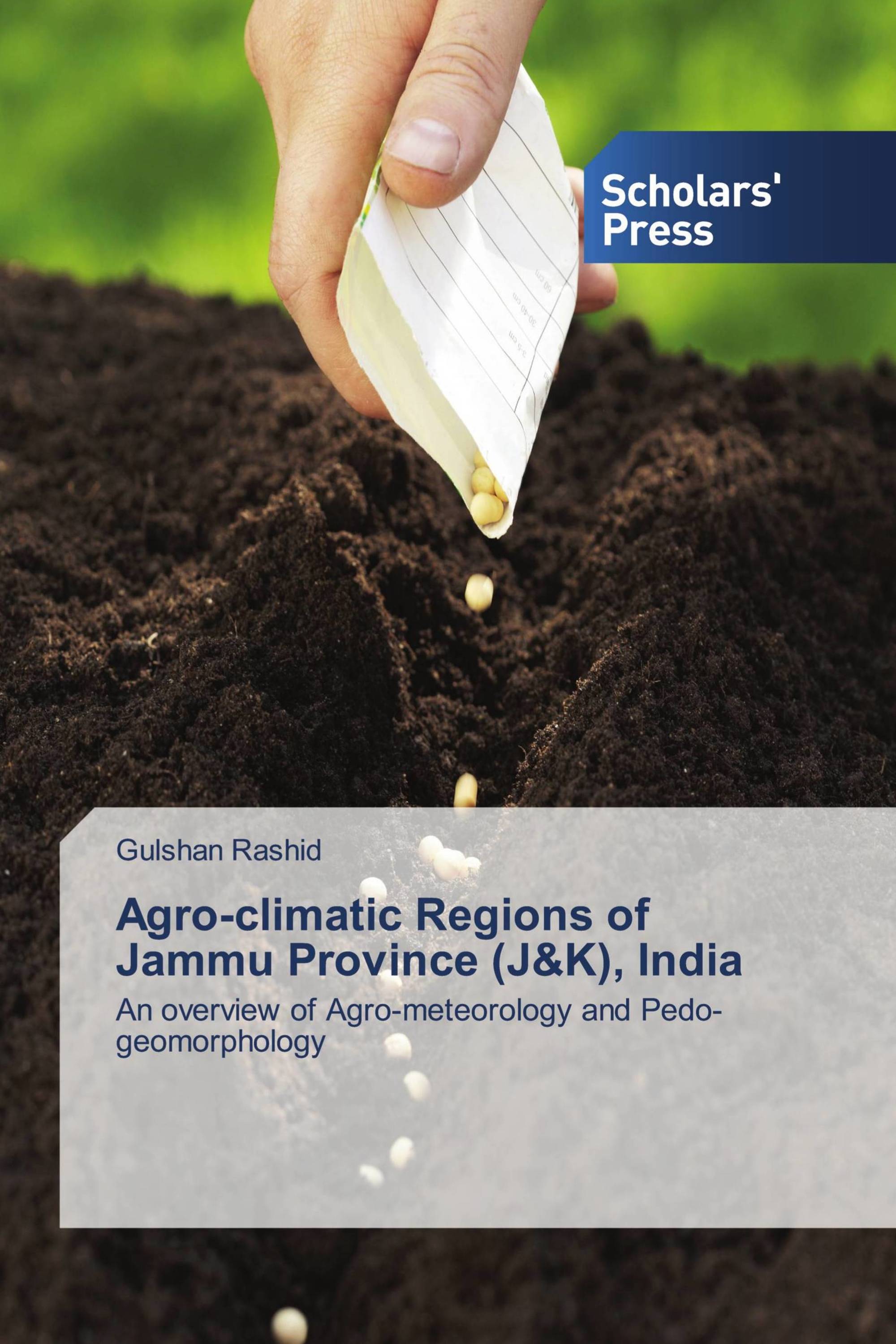 Agro-climatic Regions of Jammu Province (J&K), India