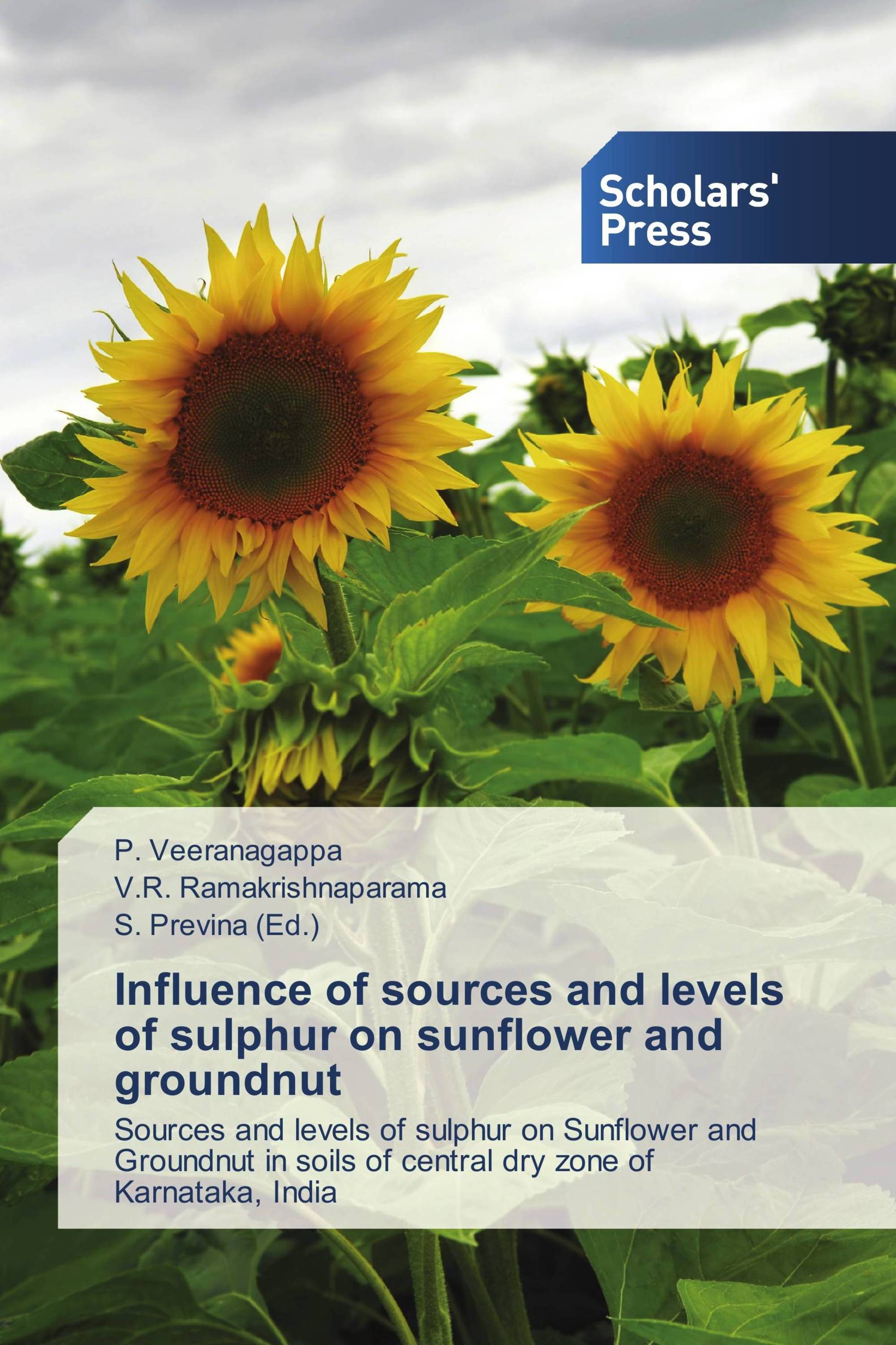 Influence of sources and levels of sulphur on sunflower and groundnut