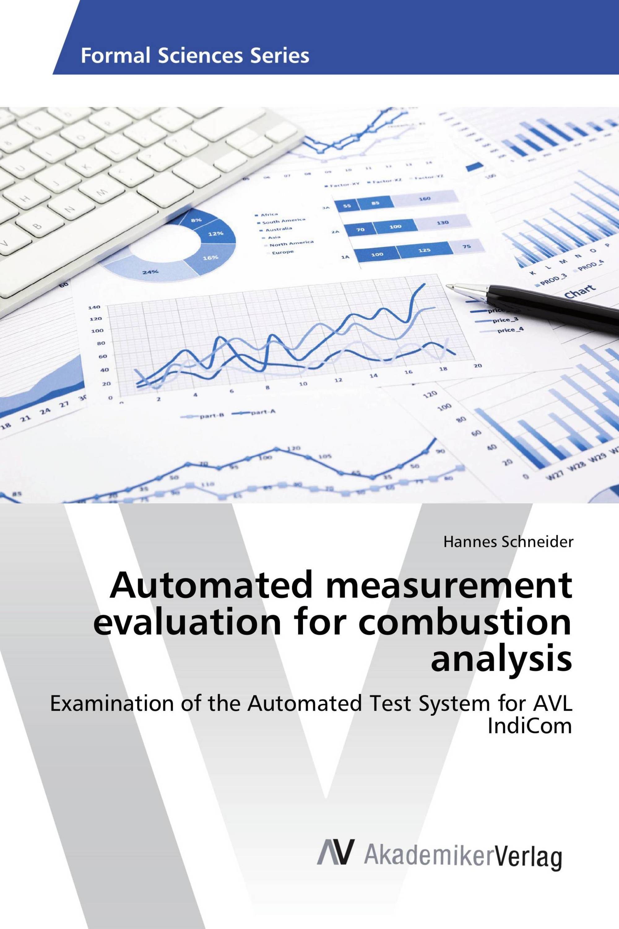 Automated measurement evaluation for combustion analysis