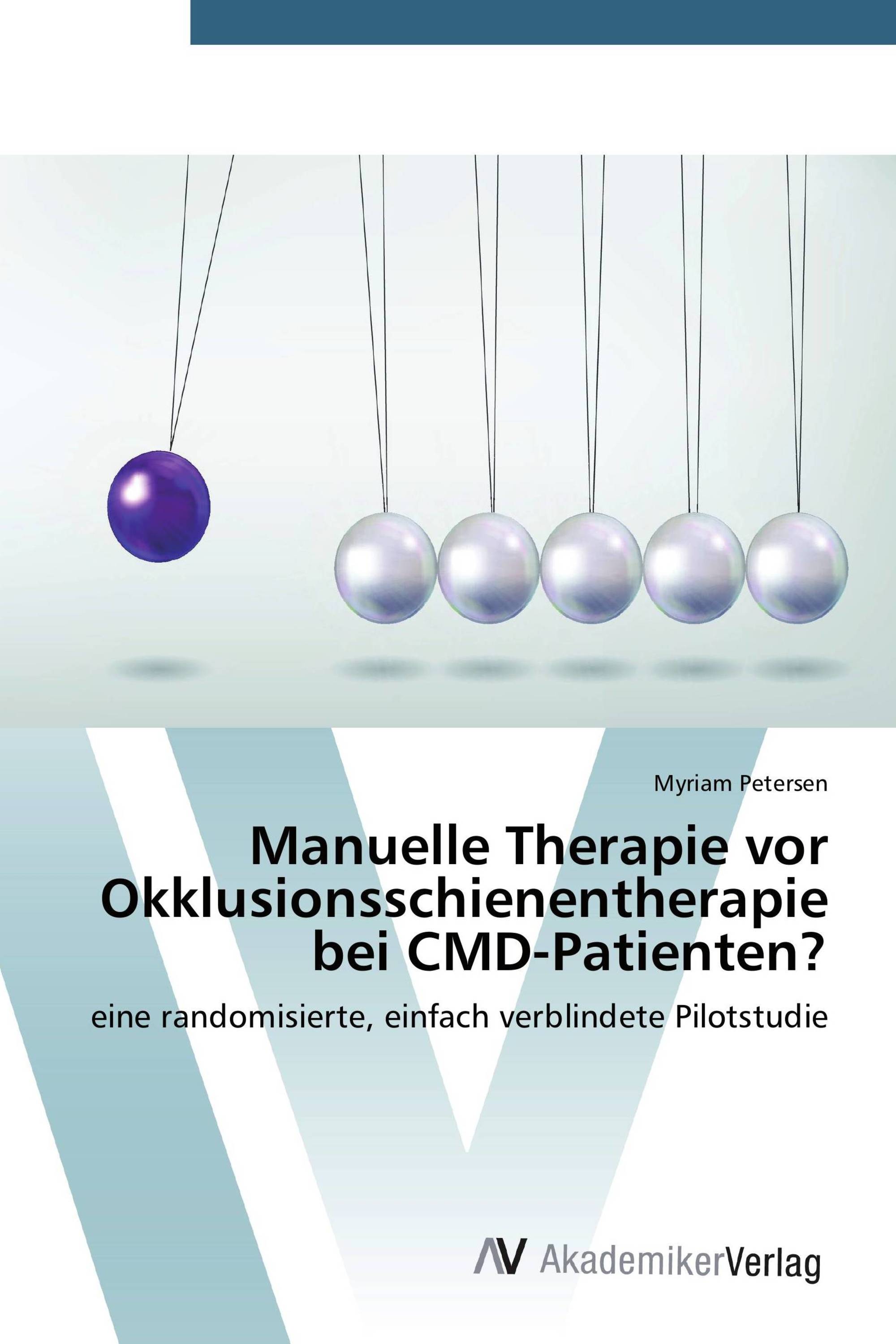 Manuelle Therapie vor Okklusionsschienentherapie bei CMD-Patienten?