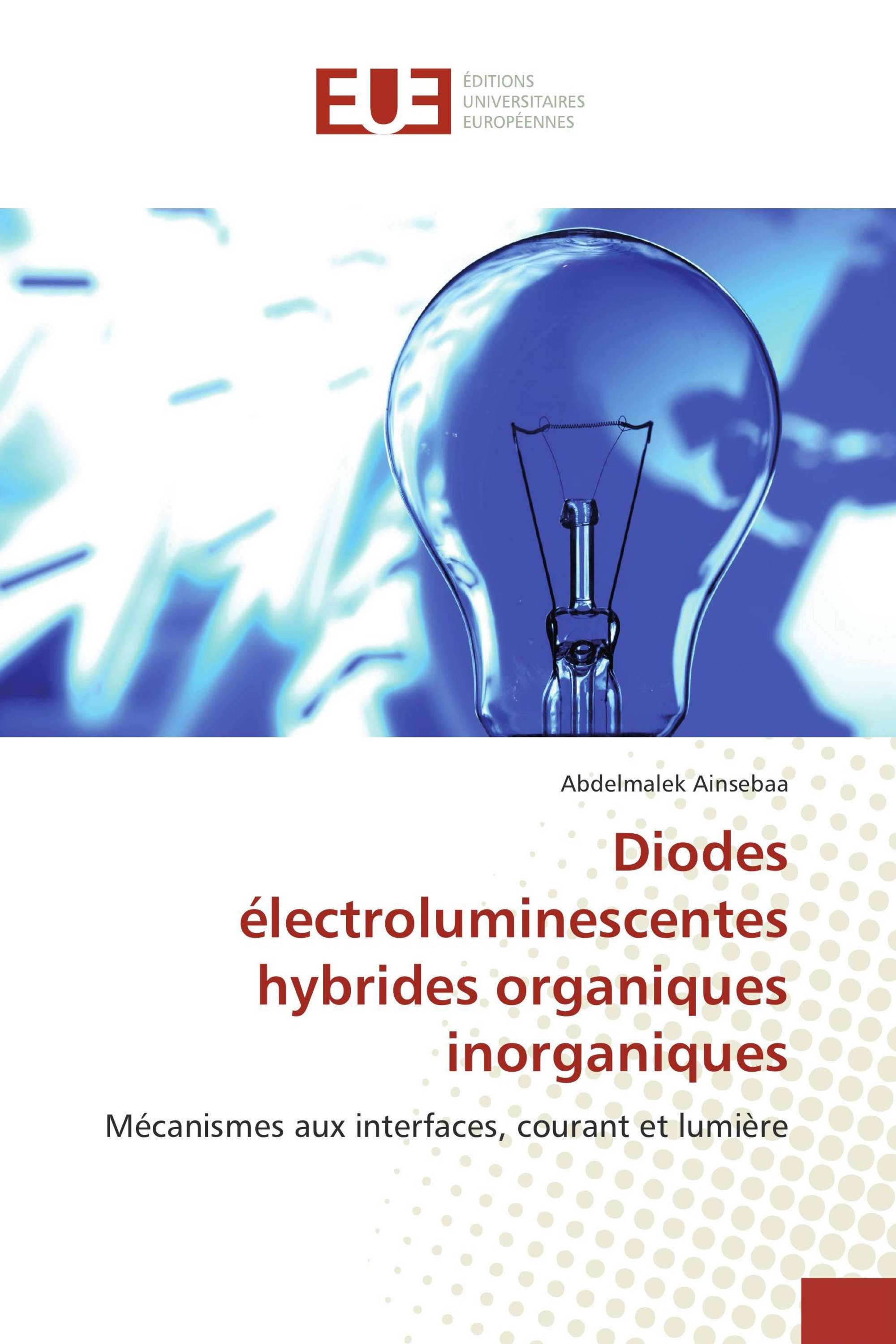 Diodes électroluminescentes hybrides organiques inorganiques