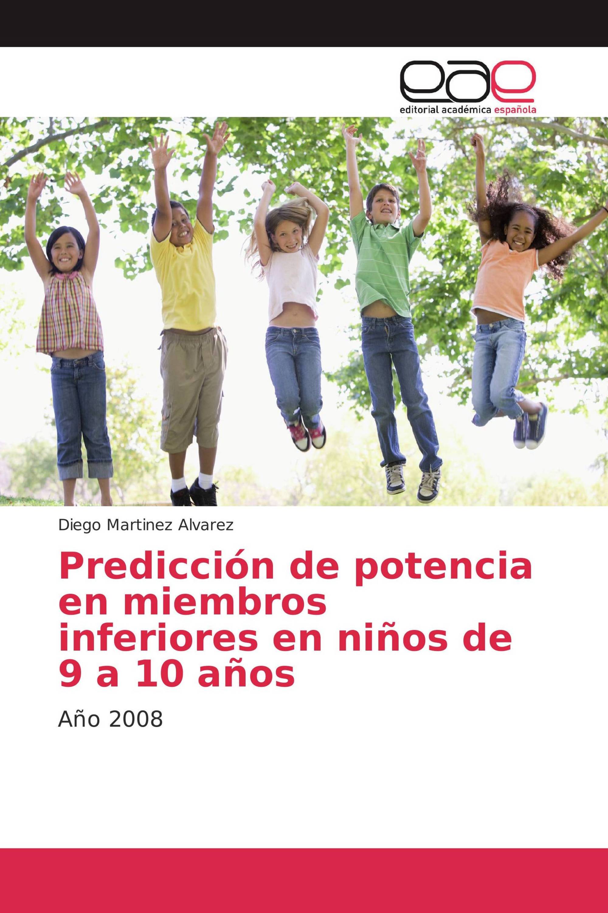 Predicción de potencia en miembros inferiores en niños de 9 a 10 años