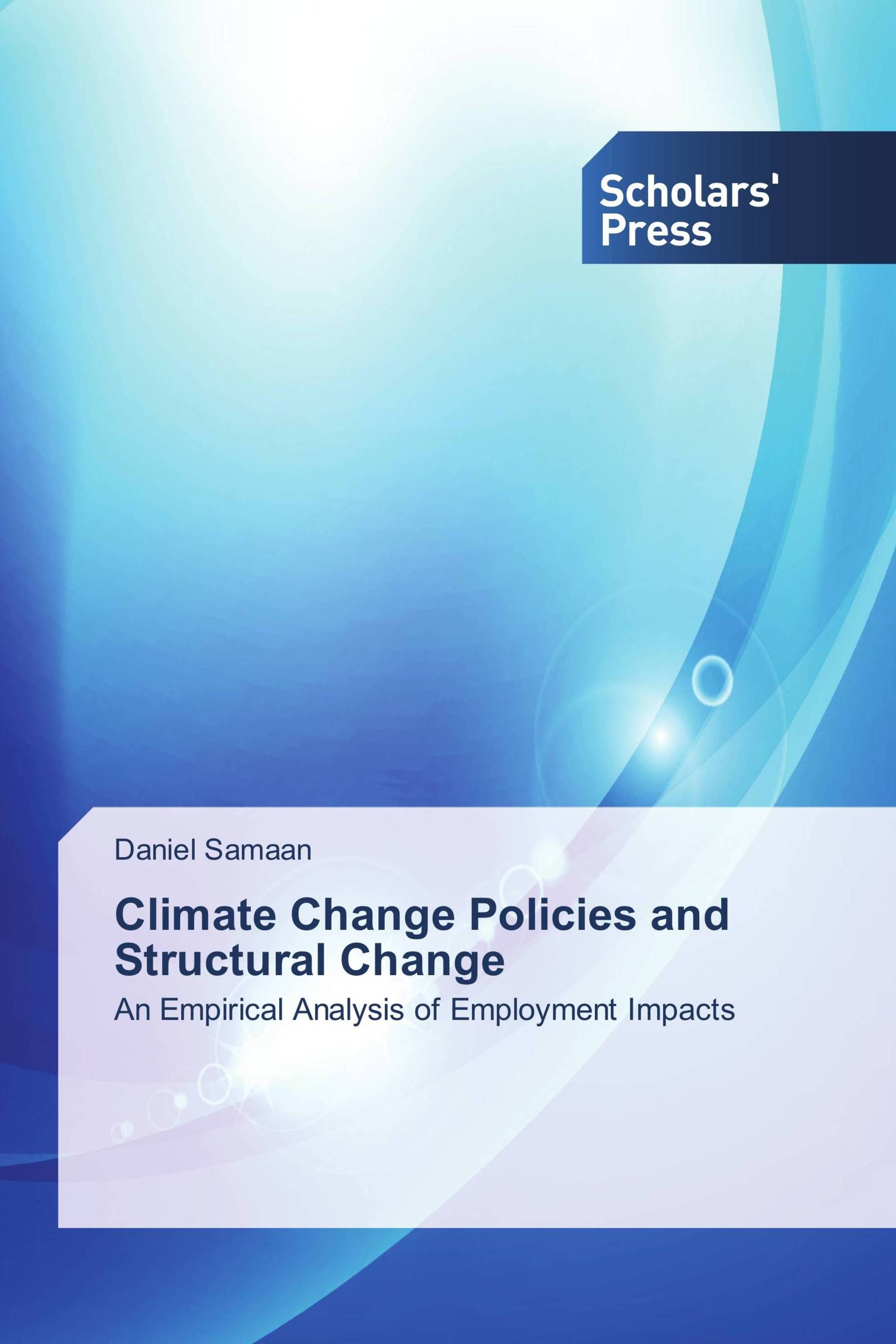 Climate Change Policies and Structural Change