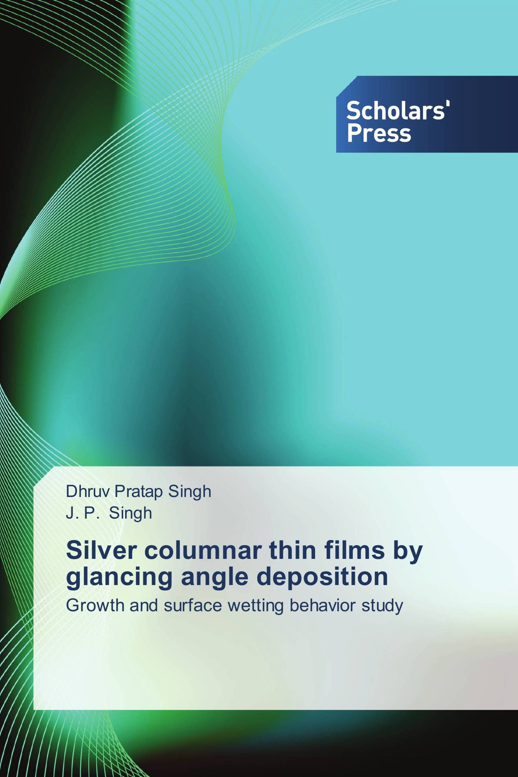 Silver columnar thin films by glancing angle deposition