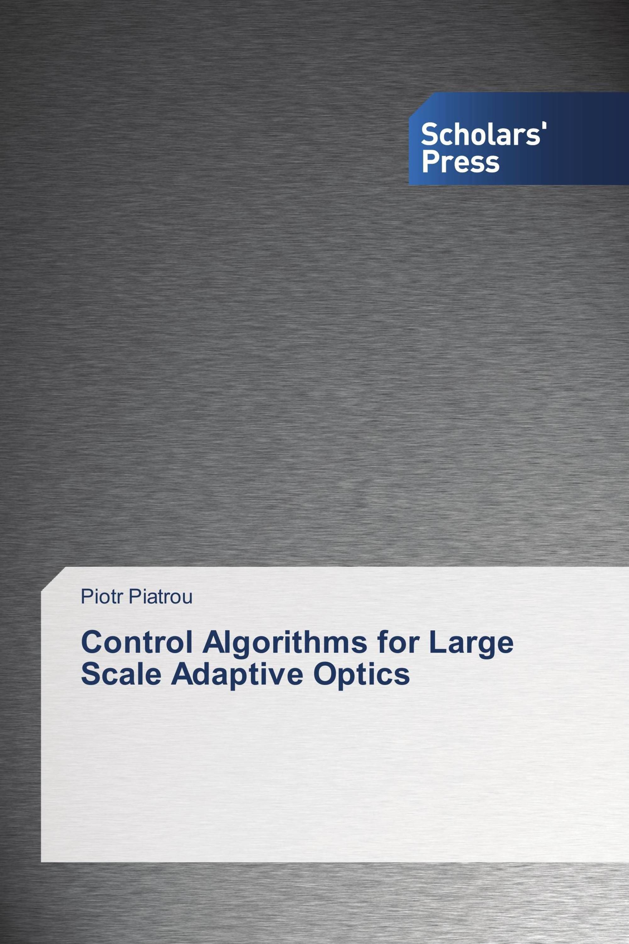 Control Algorithms for Large Scale Adaptive Optics