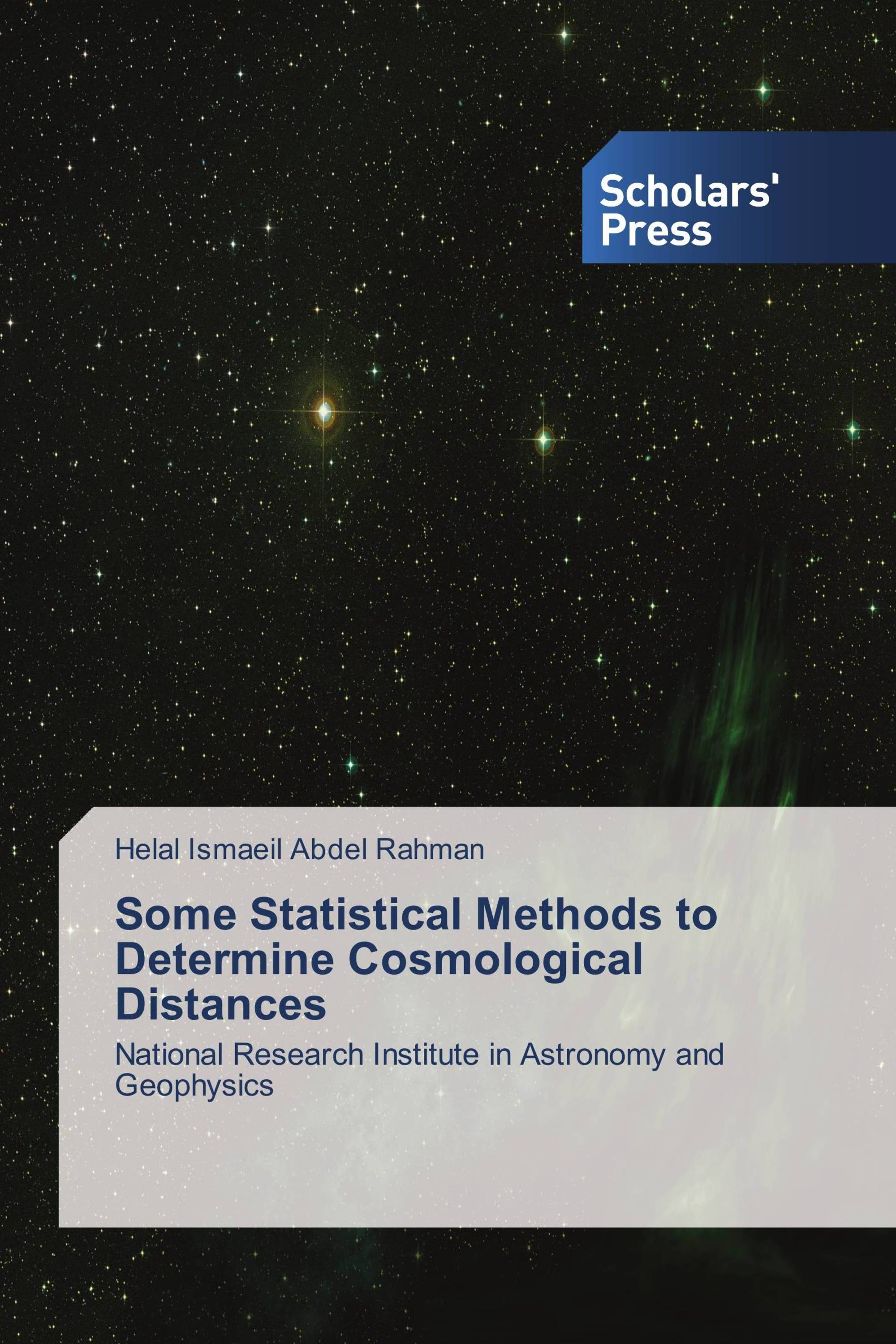 Some Statistical Methods to Determine Cosmological Distances