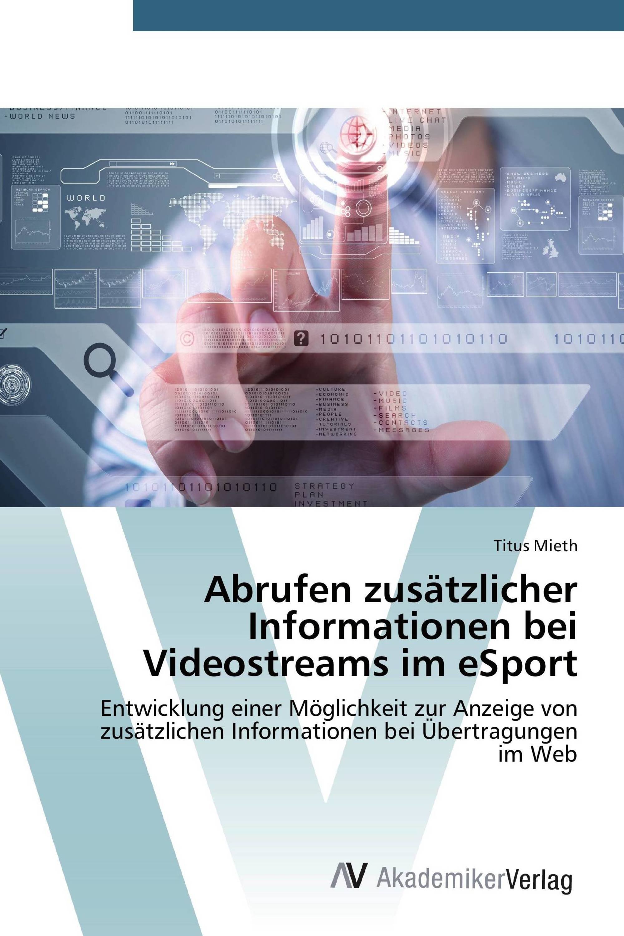 Abrufen zusätzlicher Informationen bei Videostreams im eSport