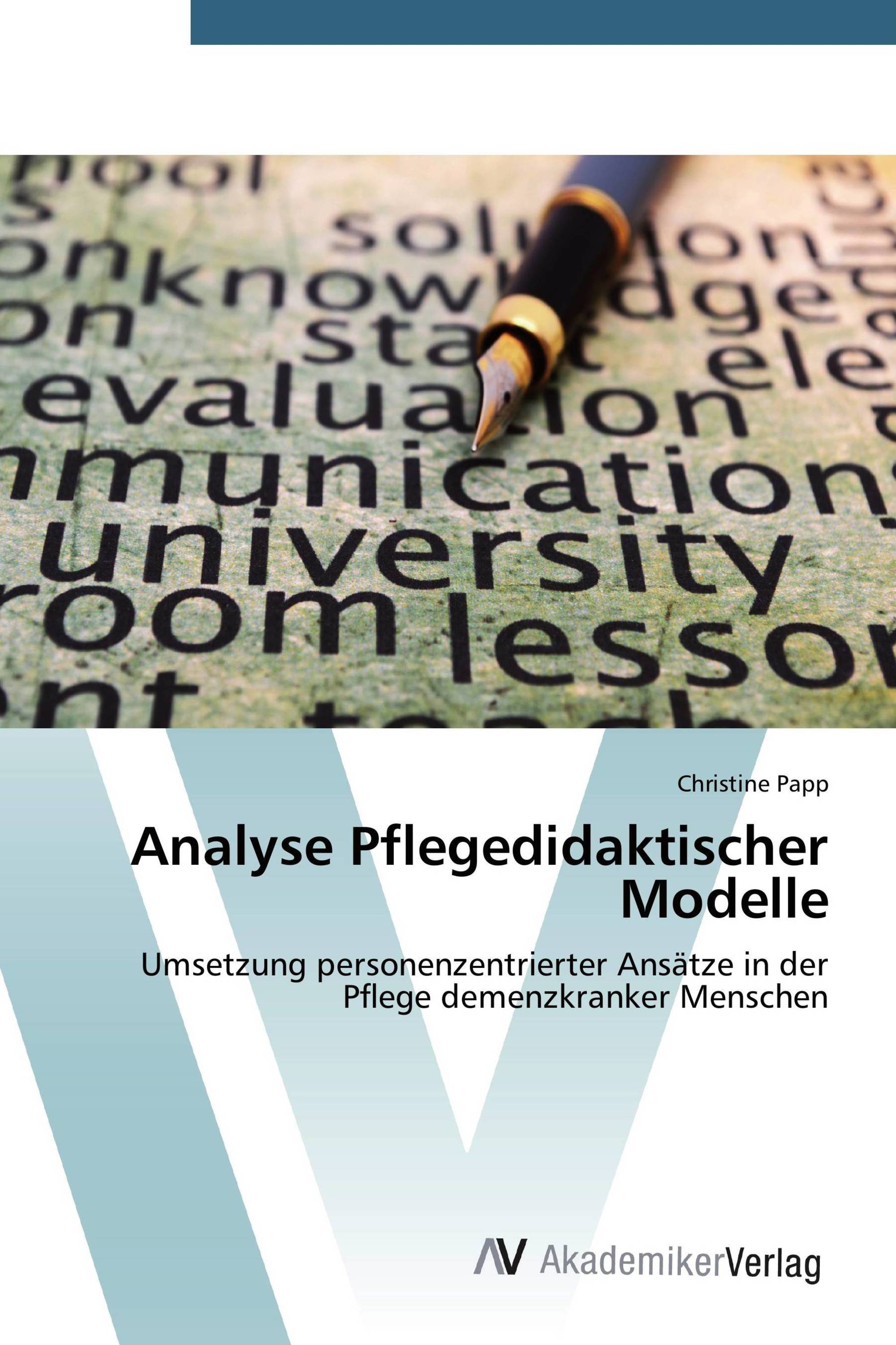 Analyse Pflegedidaktischer Modelle