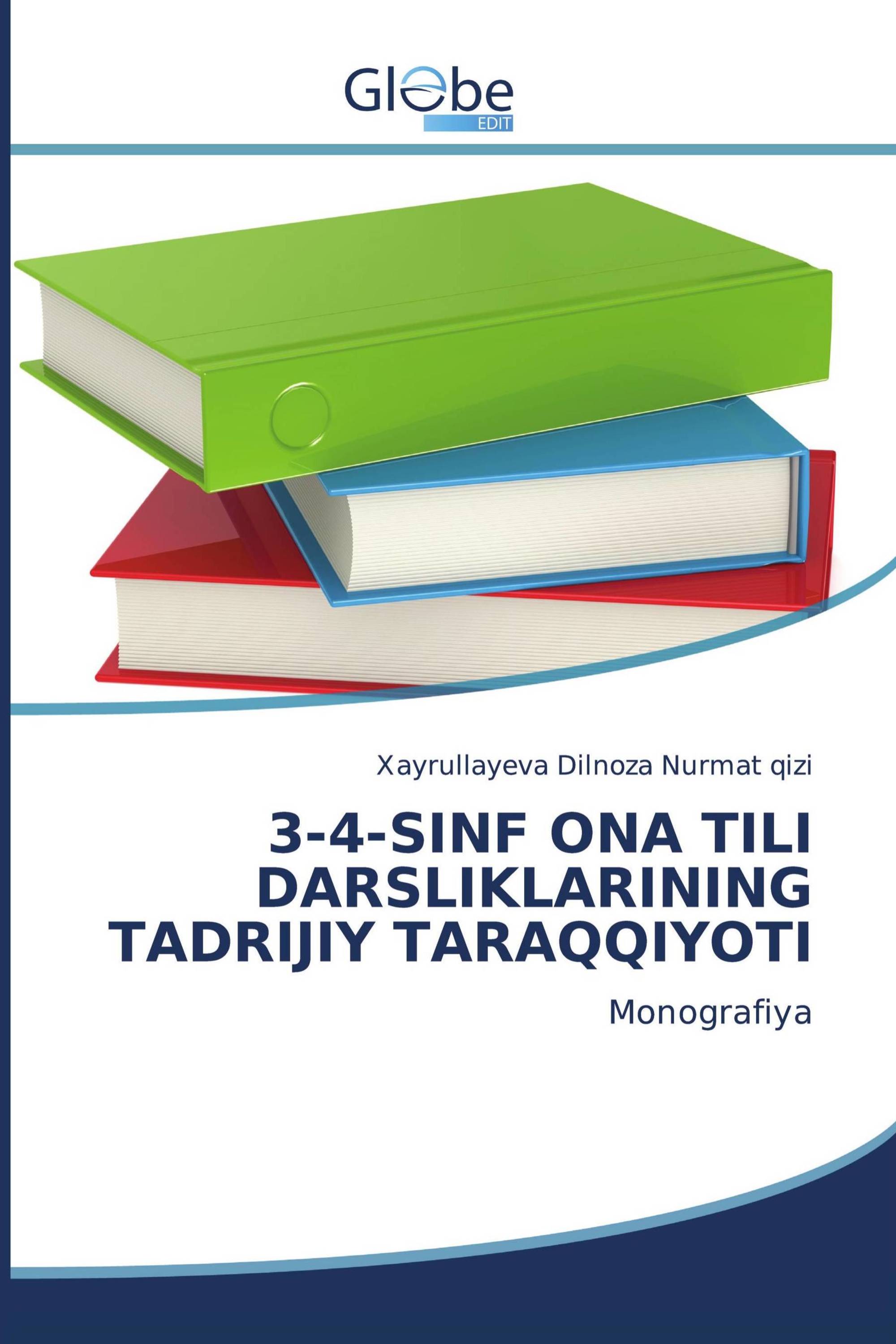 3-4-SINF ONA TILI DARSLIKLARINING TADRIJIY TARAQQIYOTI