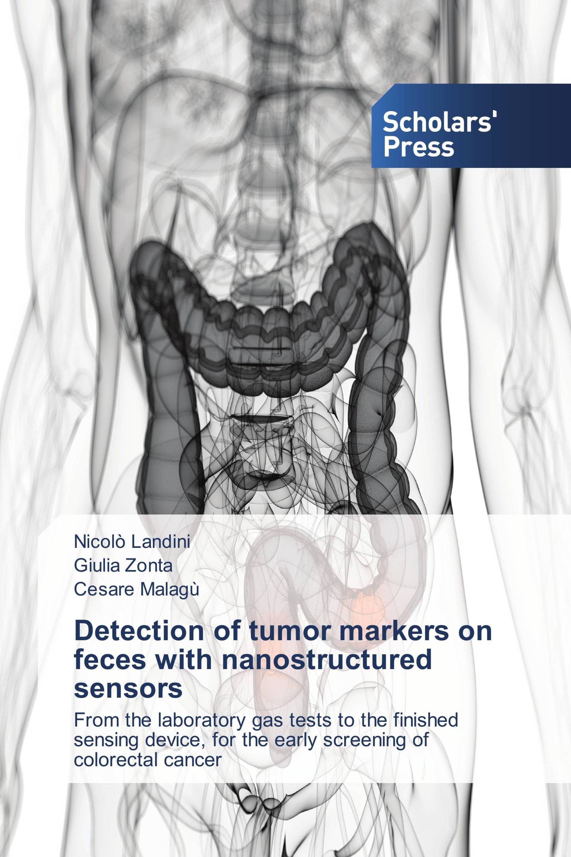 Detection of tumor markers on feces with nanostructured sensors