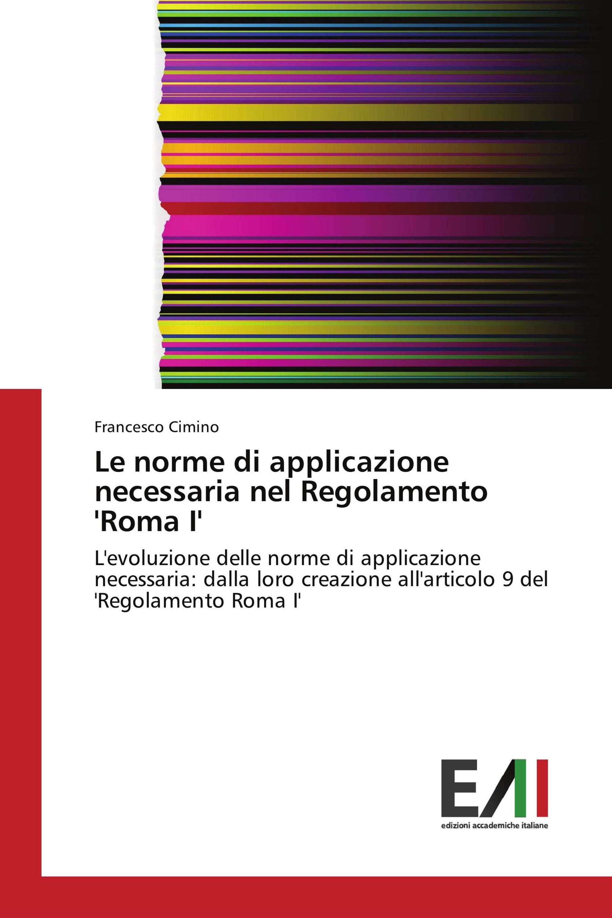 Le norme di applicazione necessaria nel Regolamento 'Roma I'