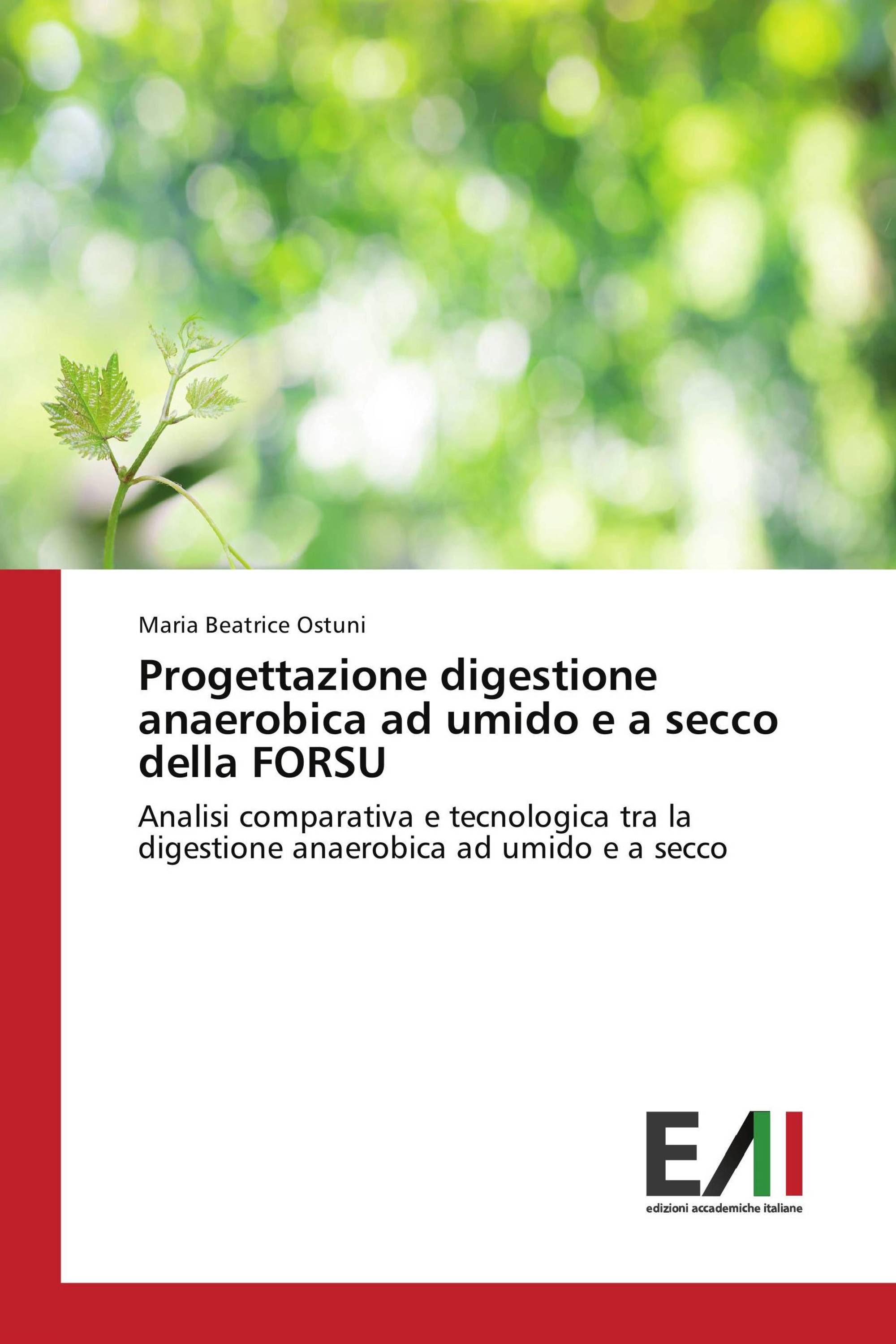 Progettazione digestione anaerobica ad umido e a secco della FORSU