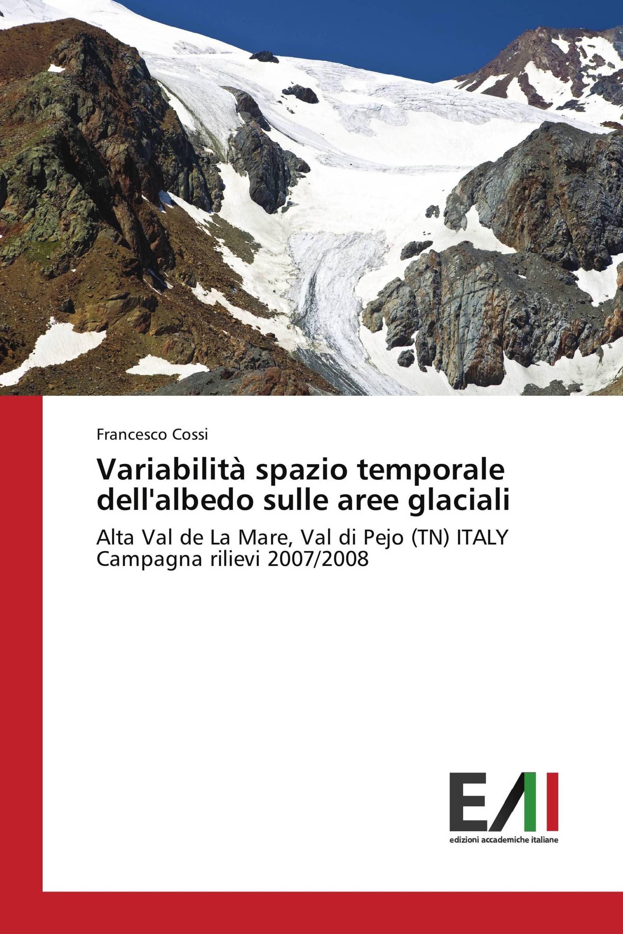 Variabilità spazio temporale dell'albedo sulle aree glaciali