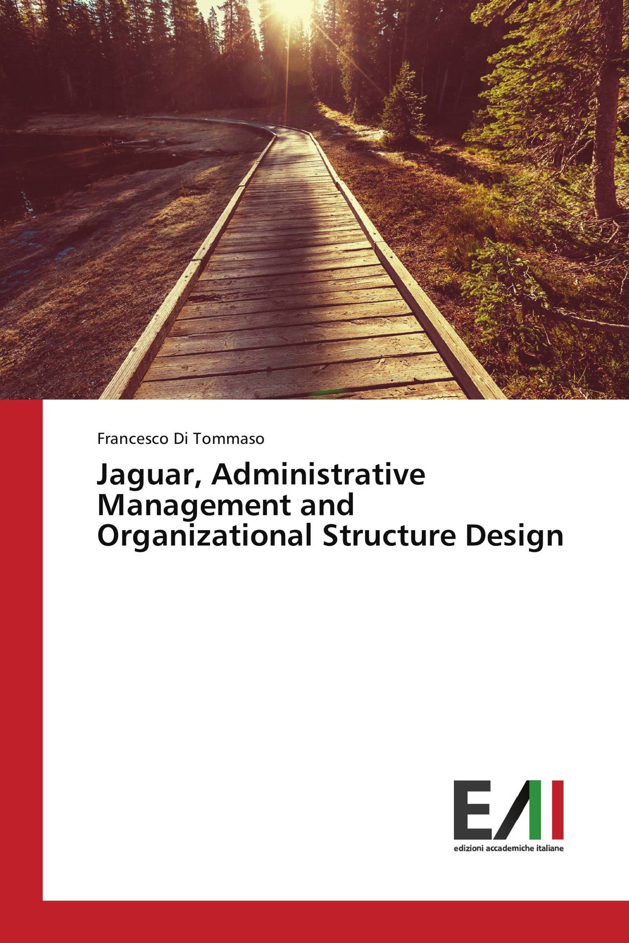 Jaguar, Administrative Management and Organizational Structure Design