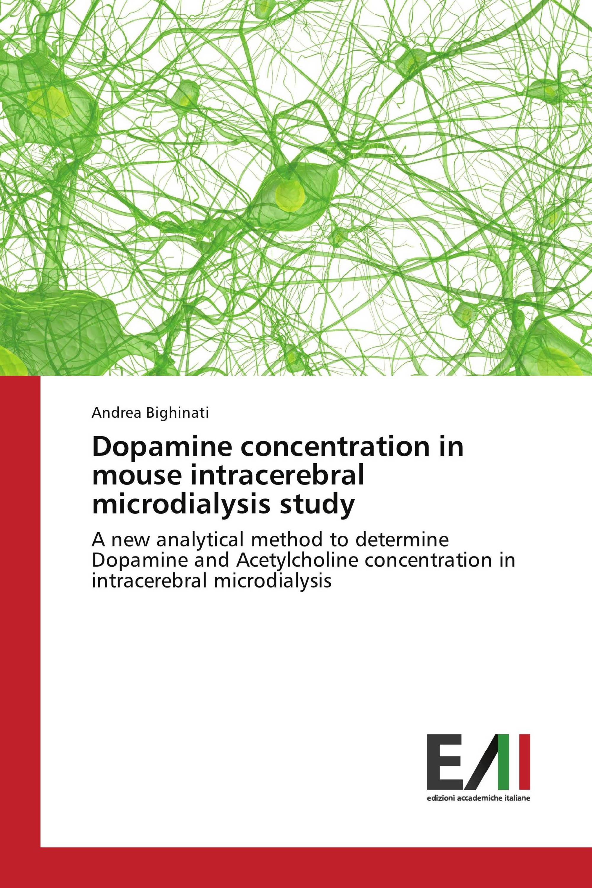 Dopamine concentration in mouse intracerebral microdialysis study