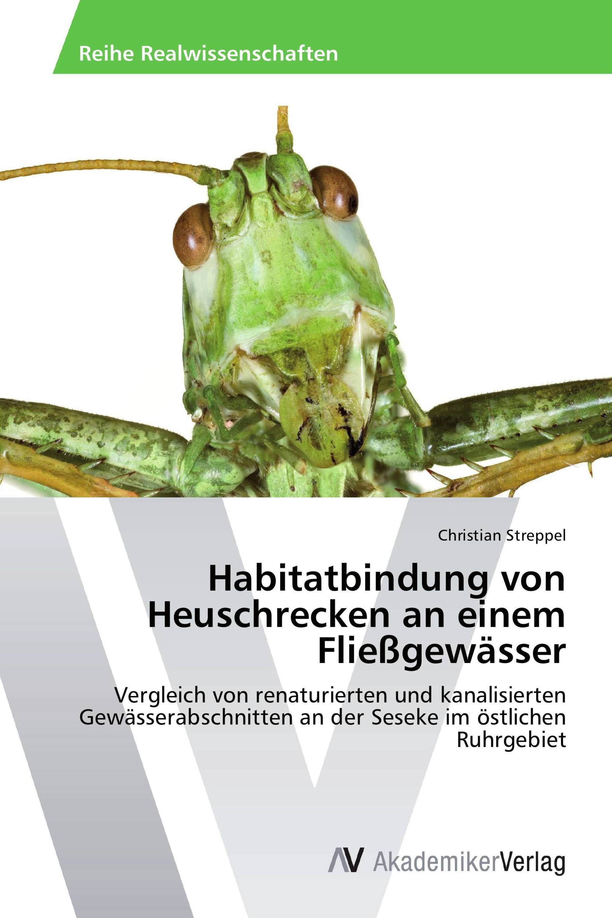 Habitatbindung von Heuschrecken an einem Fließgewässer