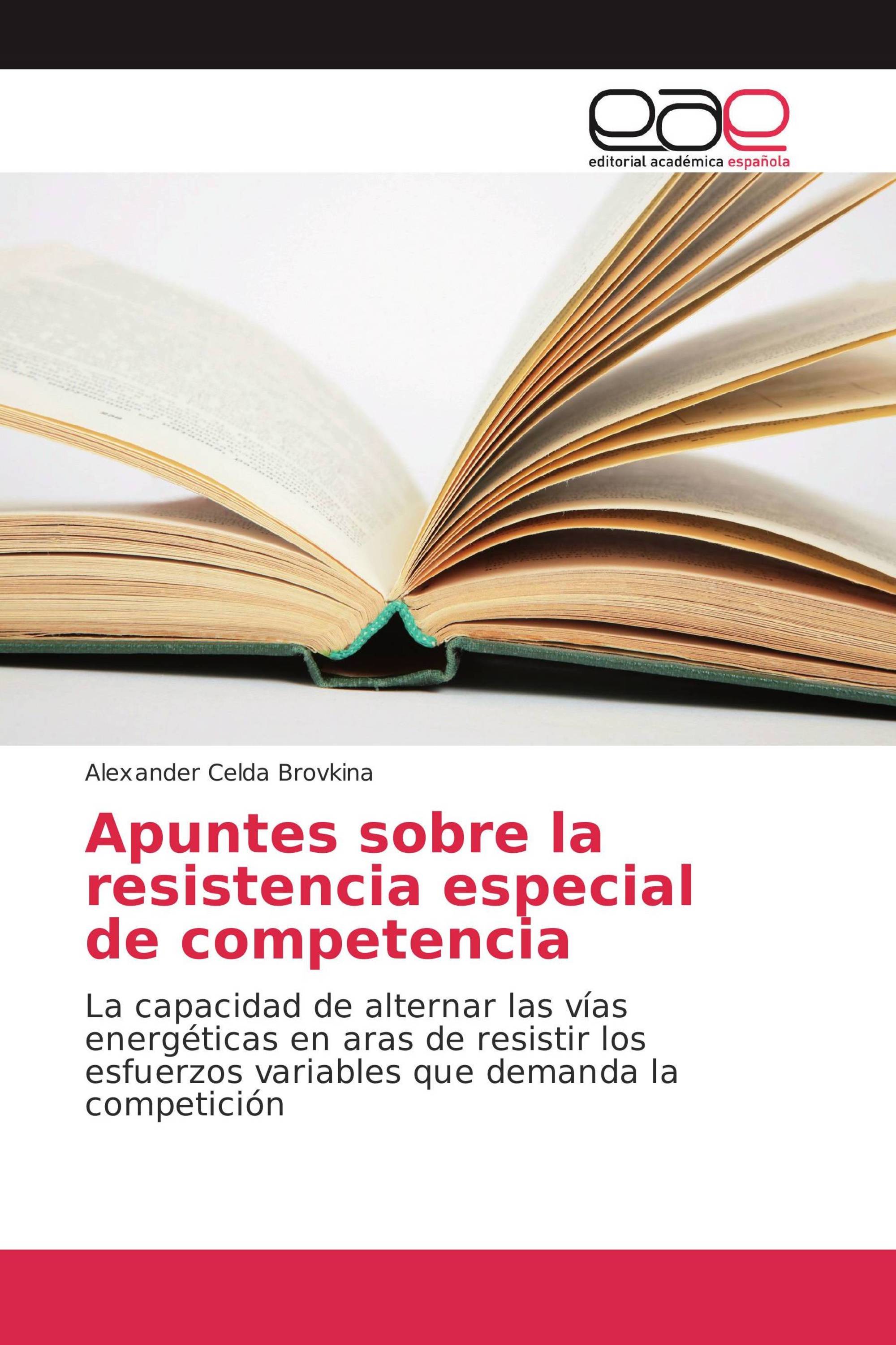 Apuntes sobre la resistencia especial de competencia