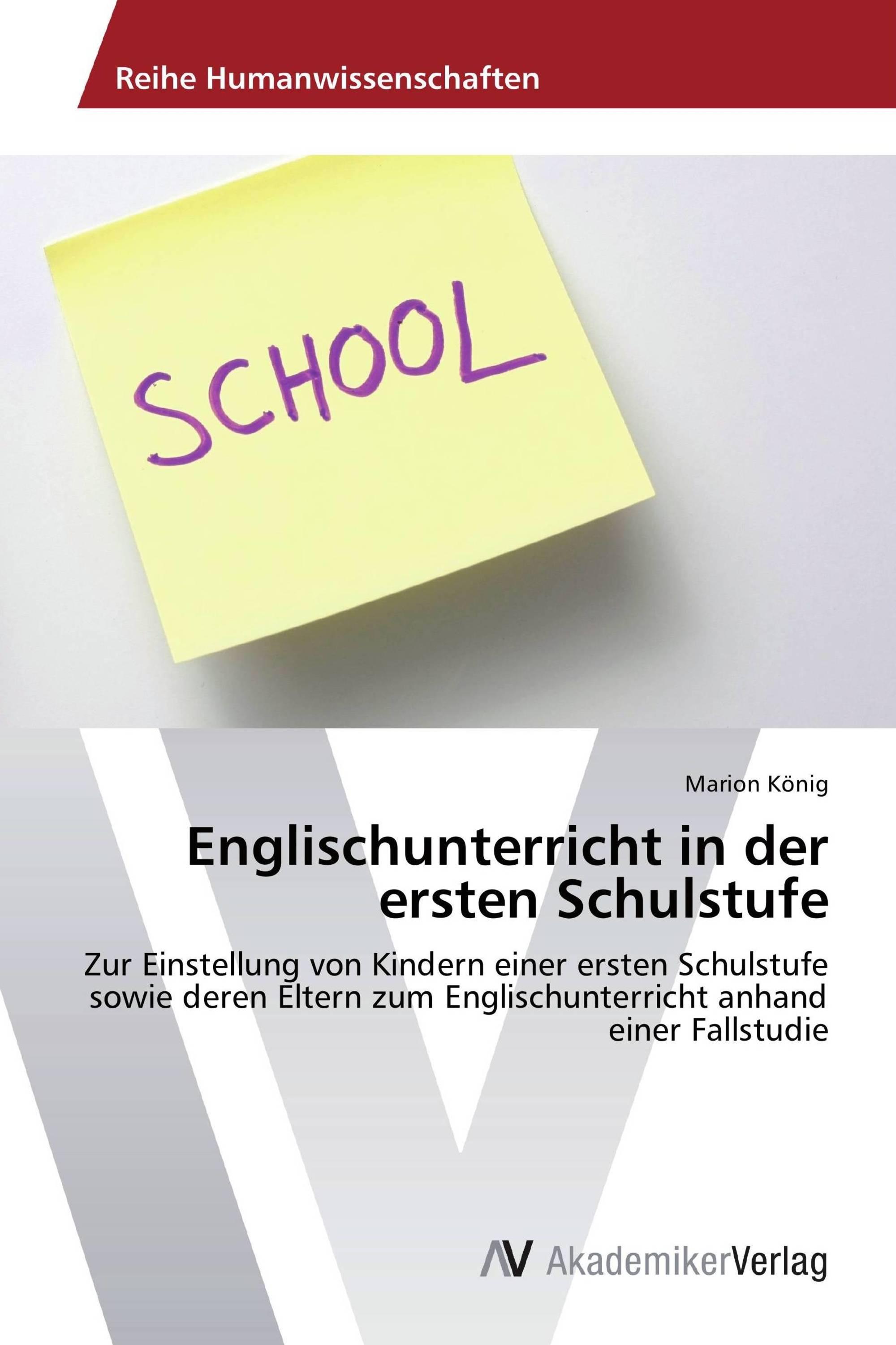 Englischunterricht in der ersten Schulstufe