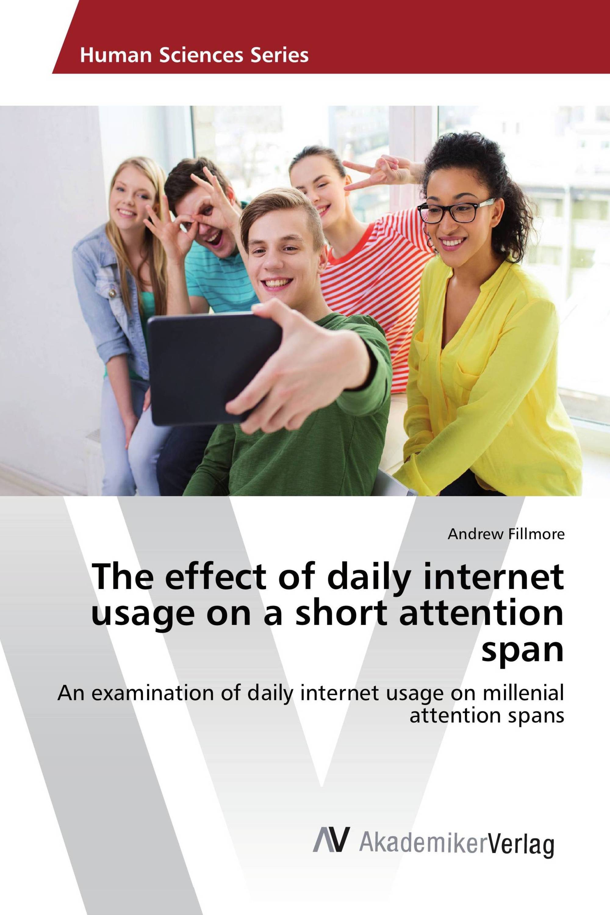 The effect of daily internet usage on a short attention span