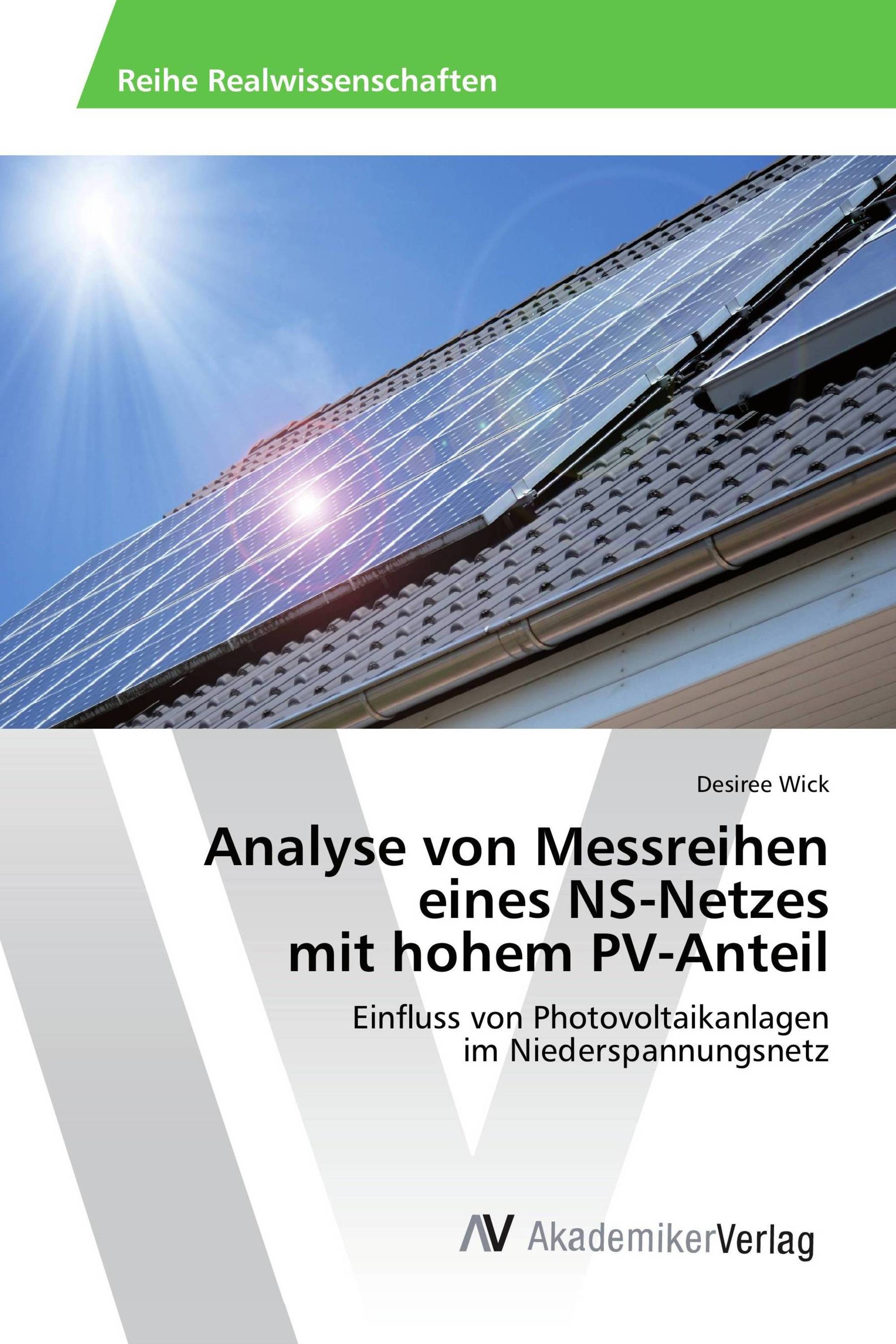 Analyse von Messreihen eines NS-Netzes mit hohem PV-Anteil