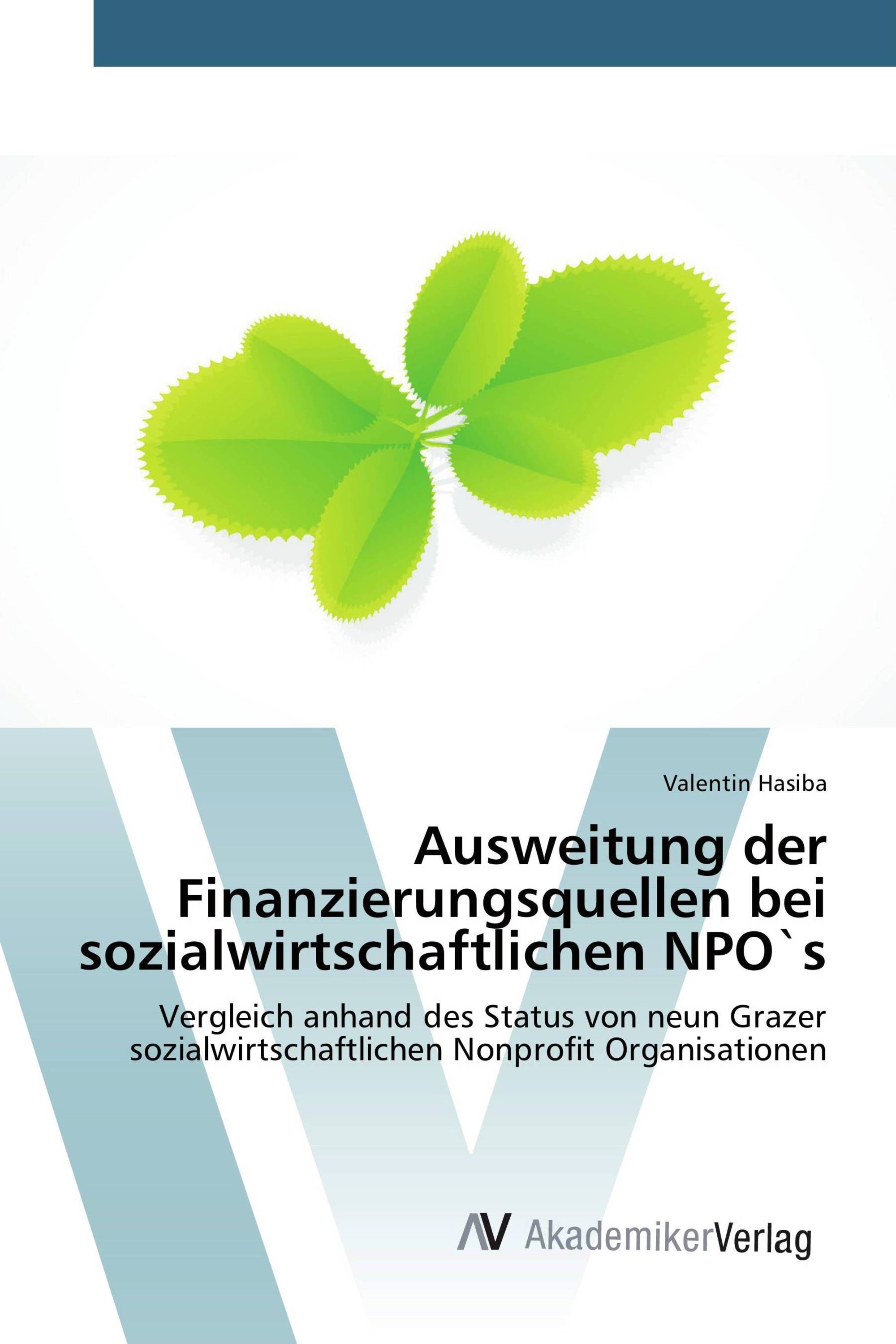 Ausweitung der Finanzierungsquellen bei sozialwirtschaftlichen NPO`s