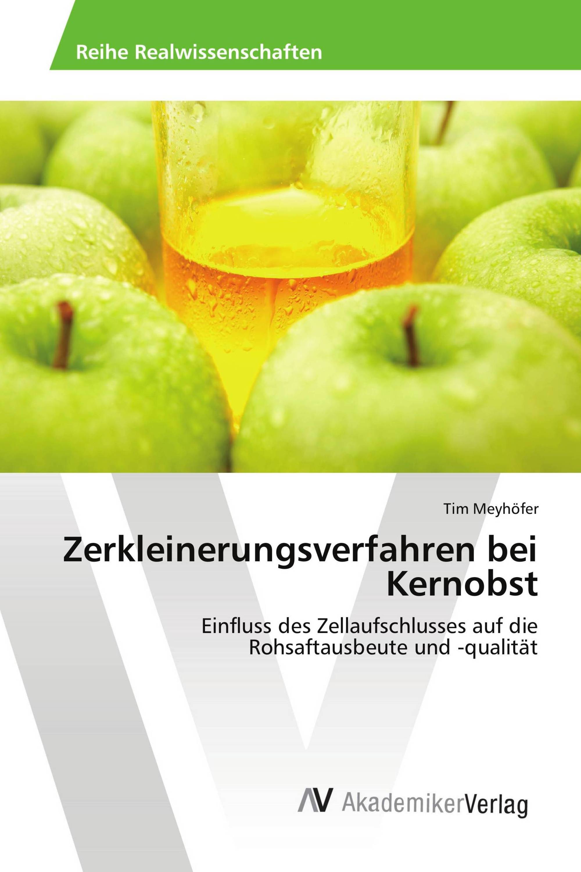 Zerkleinerungsverfahren bei Kernobst