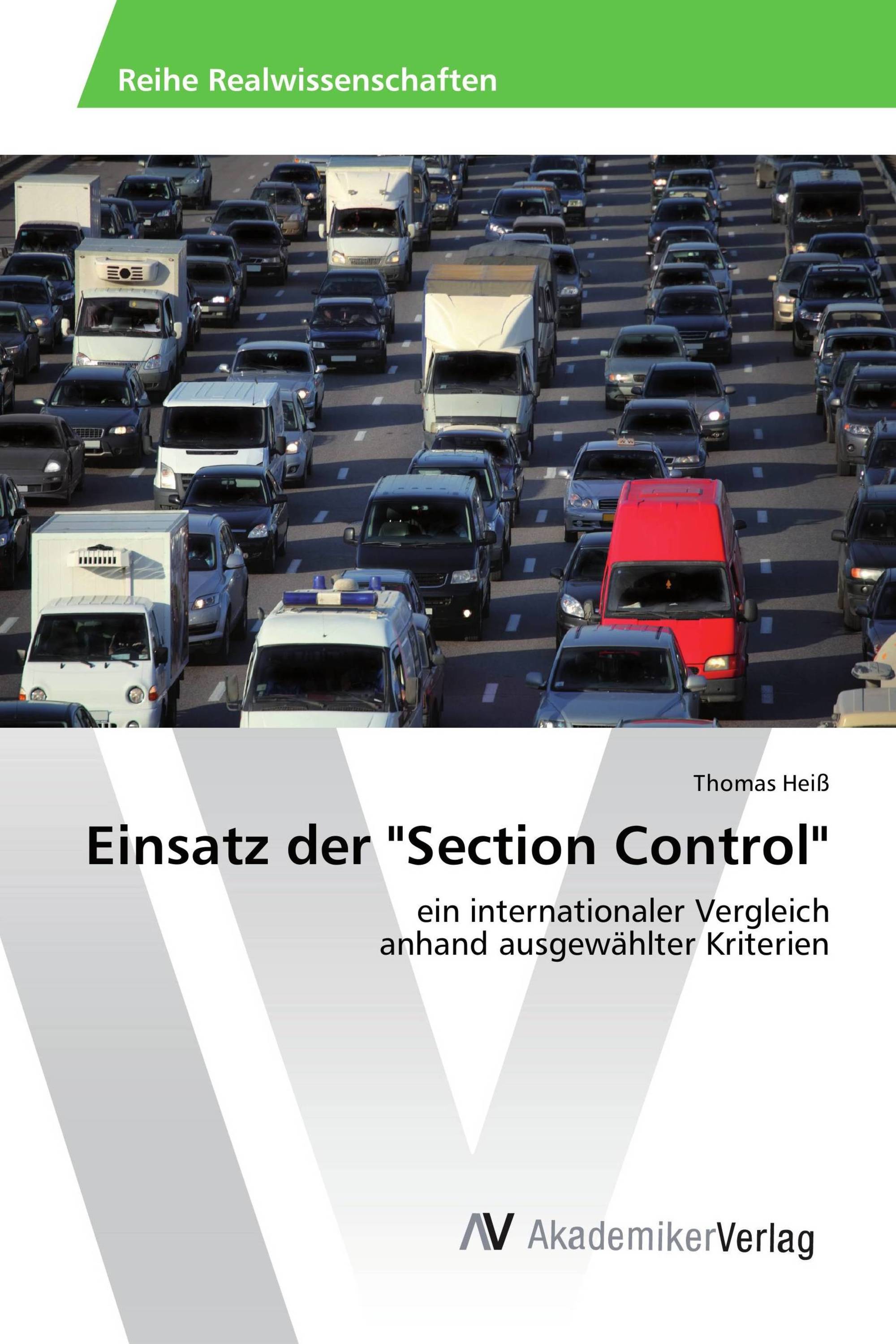 Einsatz der "Section Control"