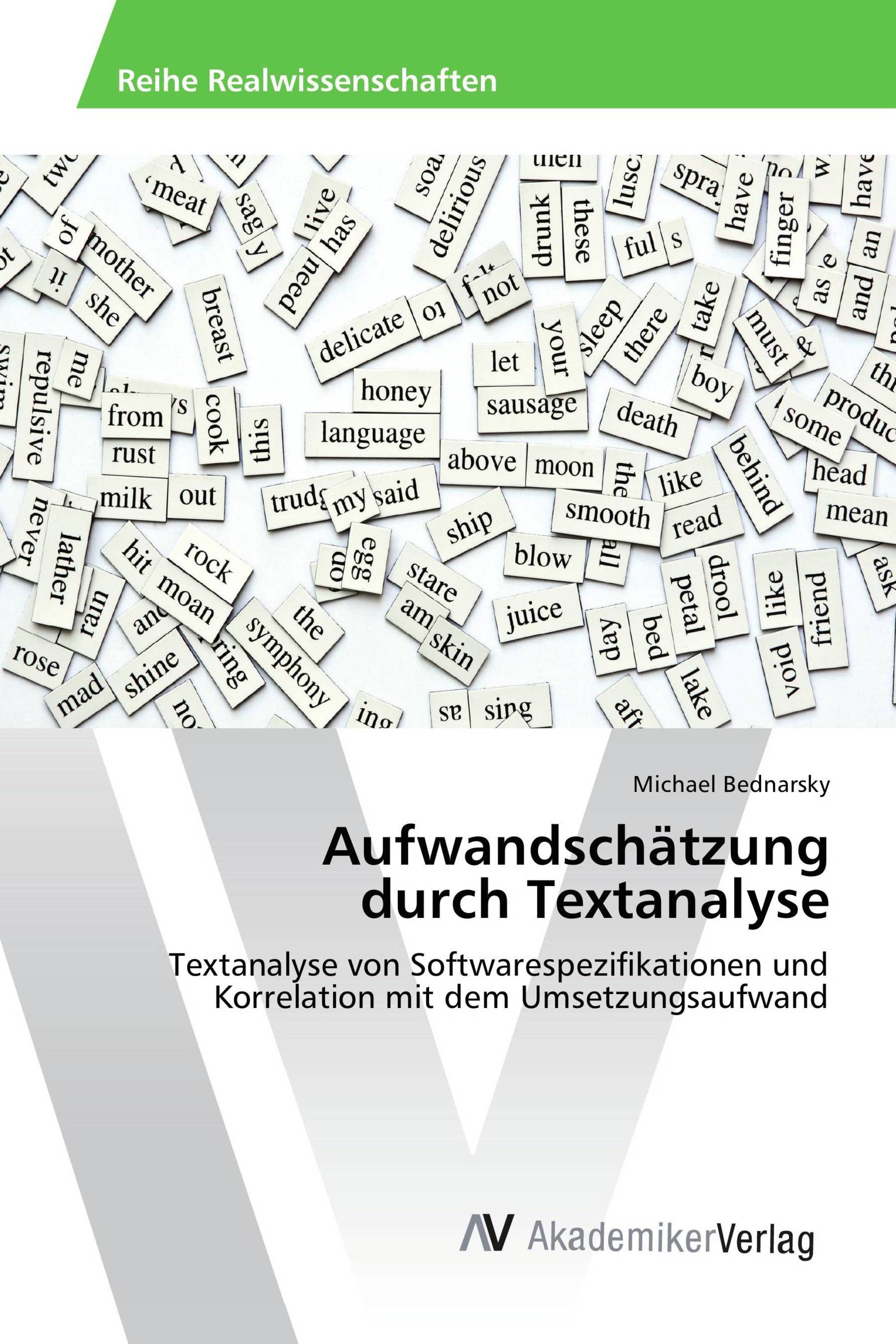 Aufwandschätzung durch Textanalyse