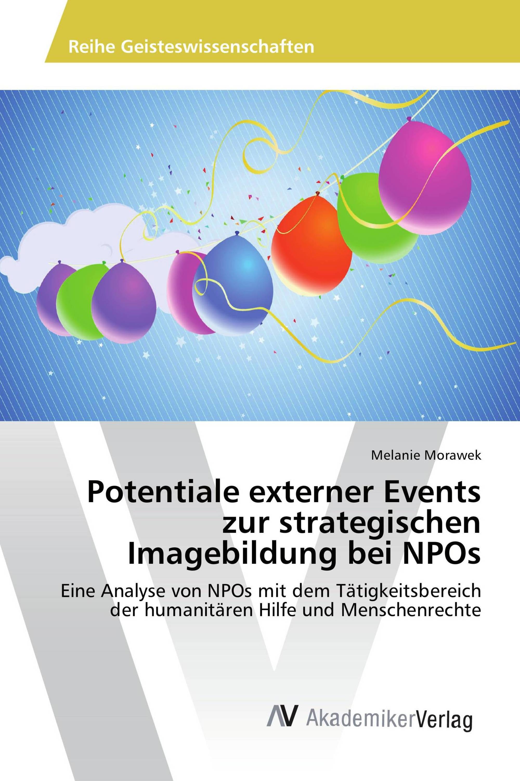 Potentiale externer Events zur strategischen Imagebildung bei NPOs