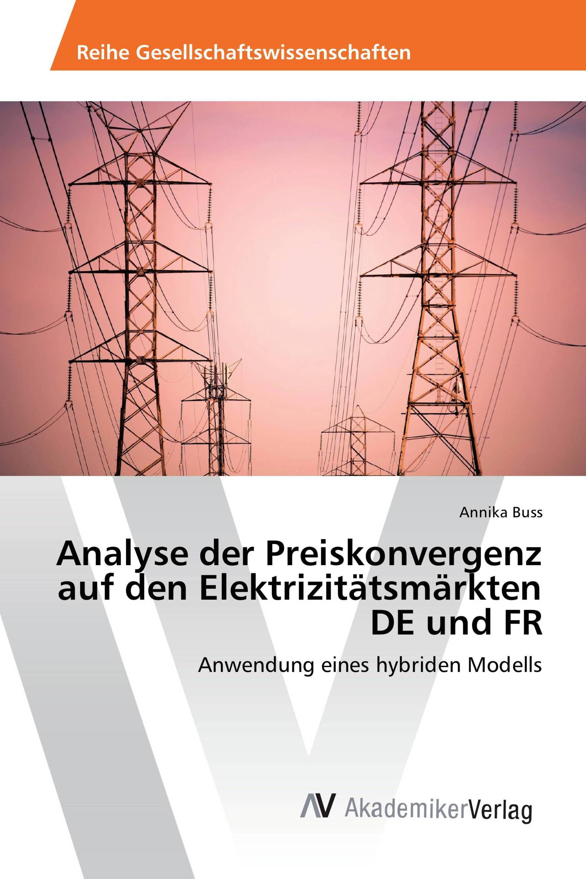 Analyse der Preiskonvergenz auf den Elektrizitätsmärkten DE und FR