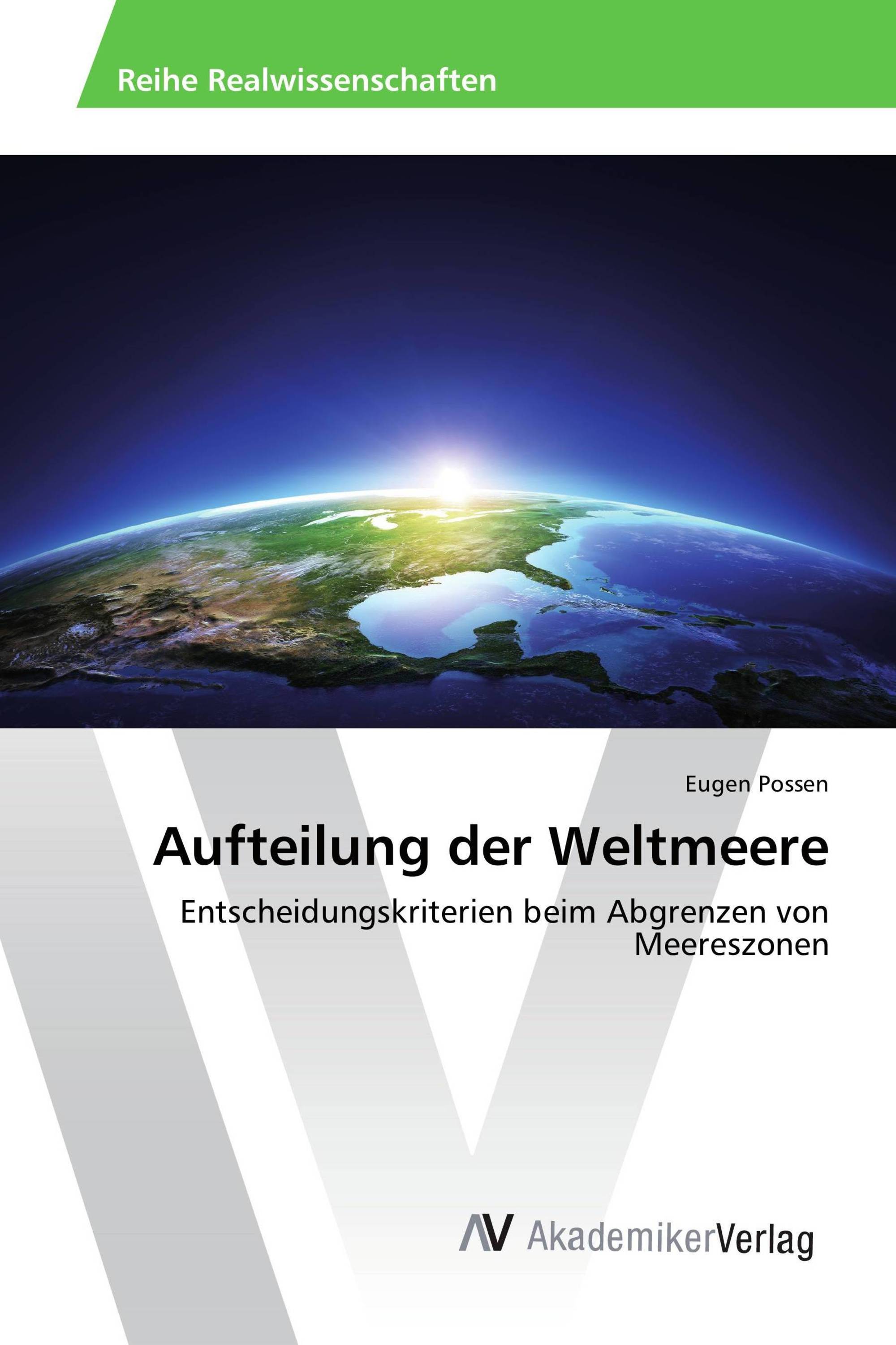 Aufteilung der Weltmeere