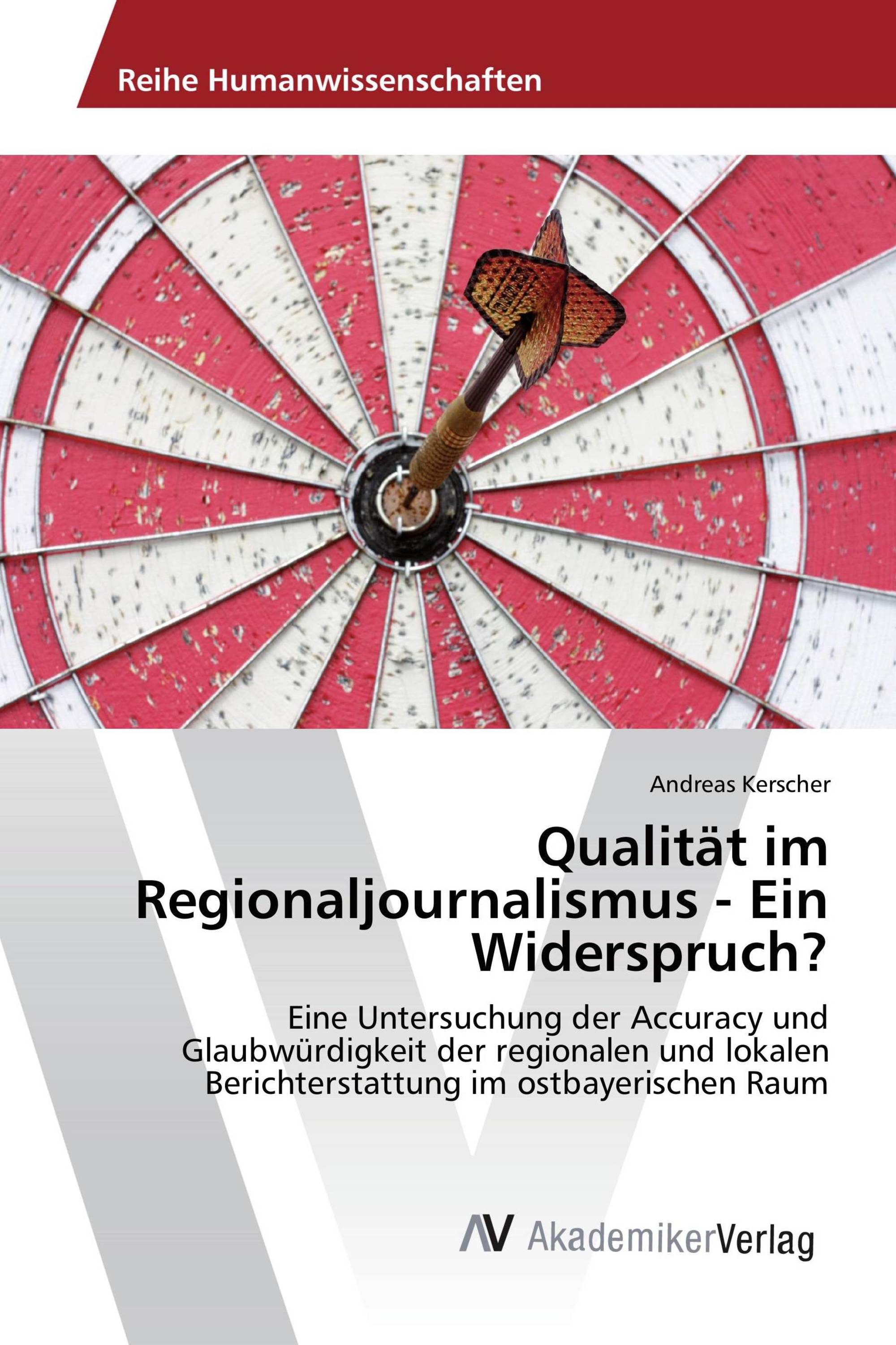 Qualität im Regionaljournalismus - Ein Widerspruch?