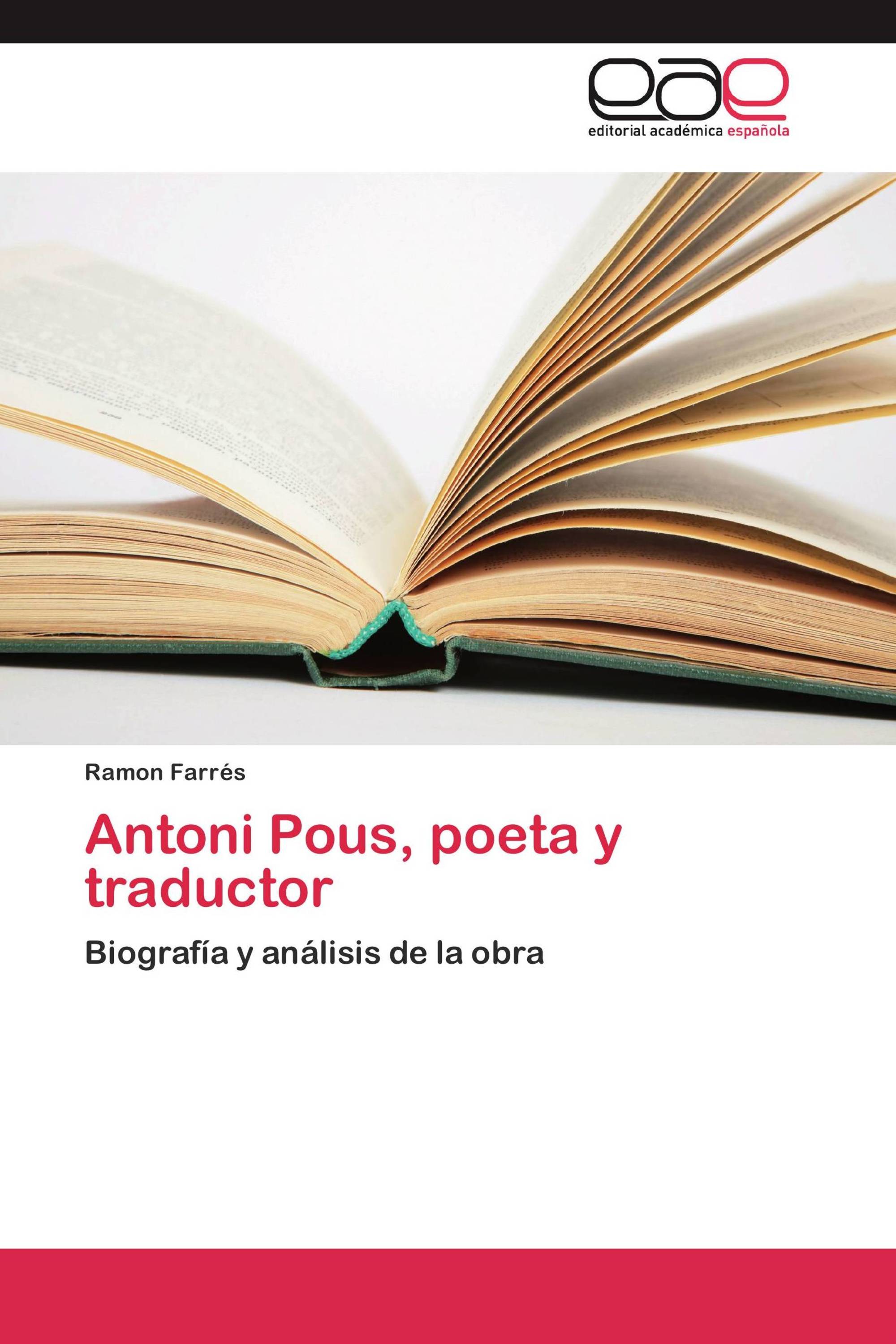 Antoni Pous, poeta y traductor