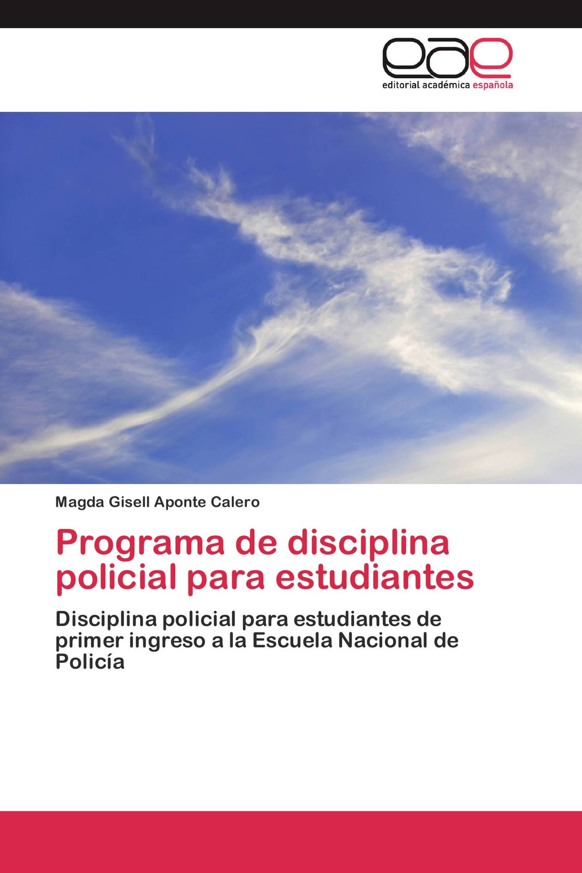 Programa de disciplina policial para estudiantes