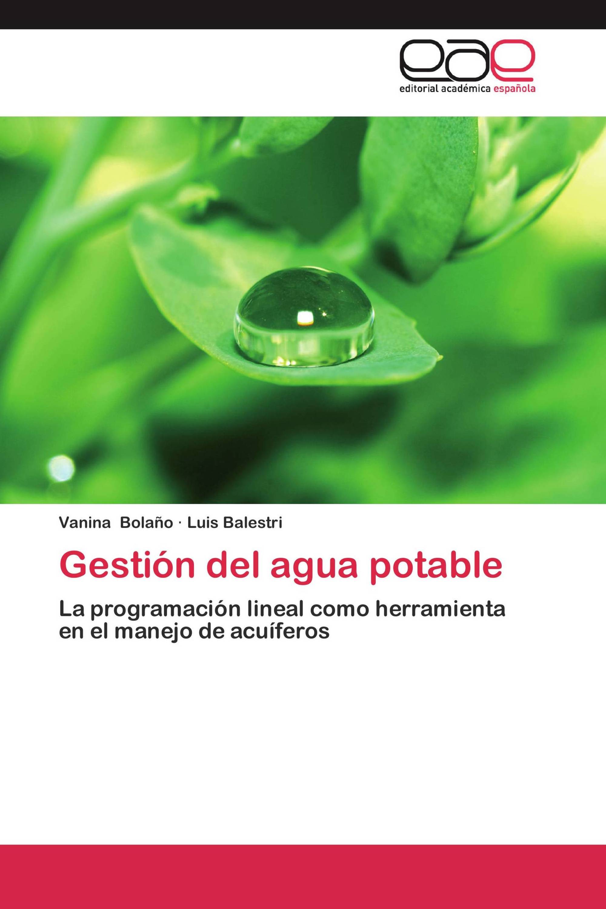 Gestión del agua potable