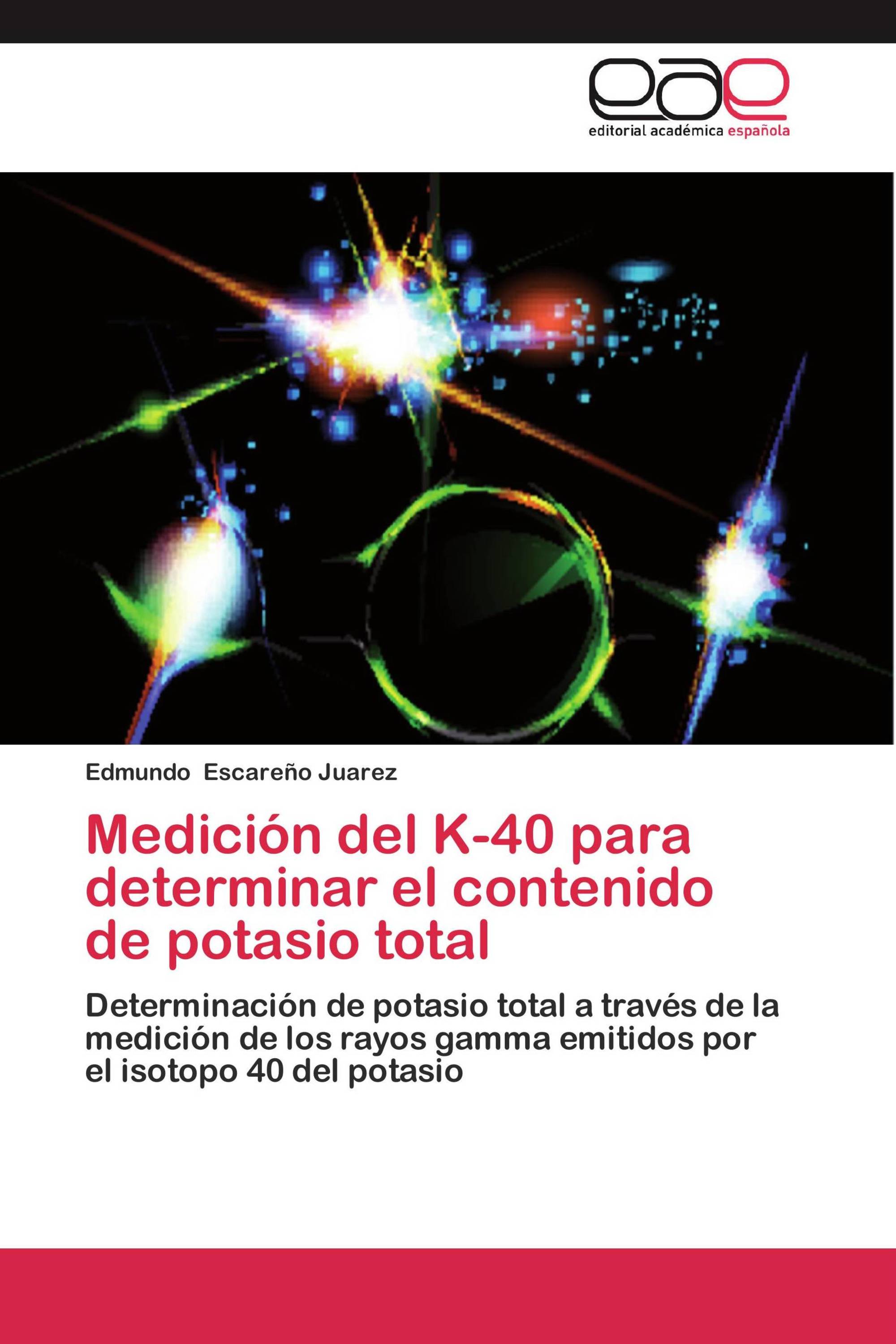 Medición del K-40 para determinar el contenido de potasio total