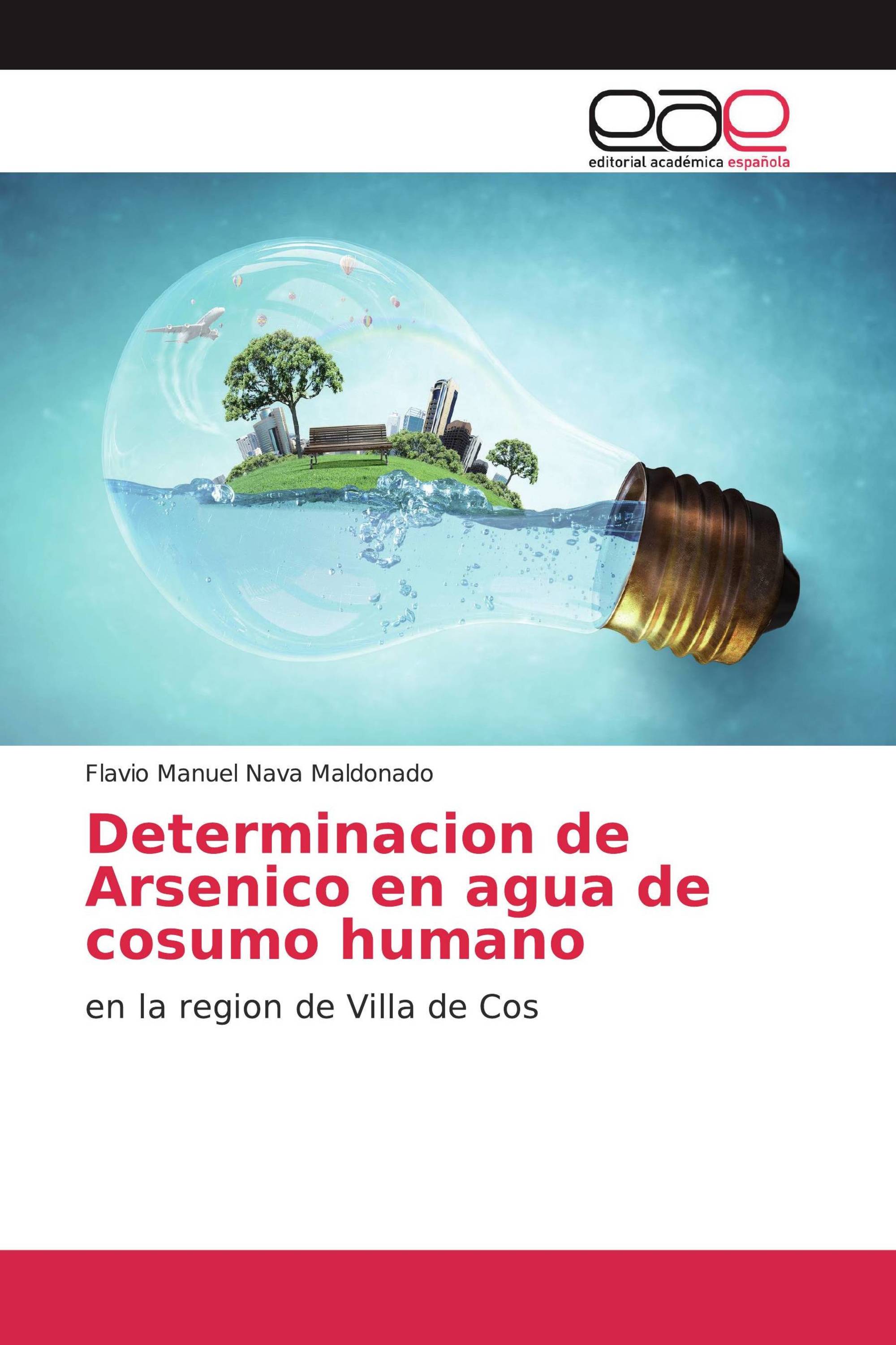 Determinacion de Arsenico en agua de cosumo humano